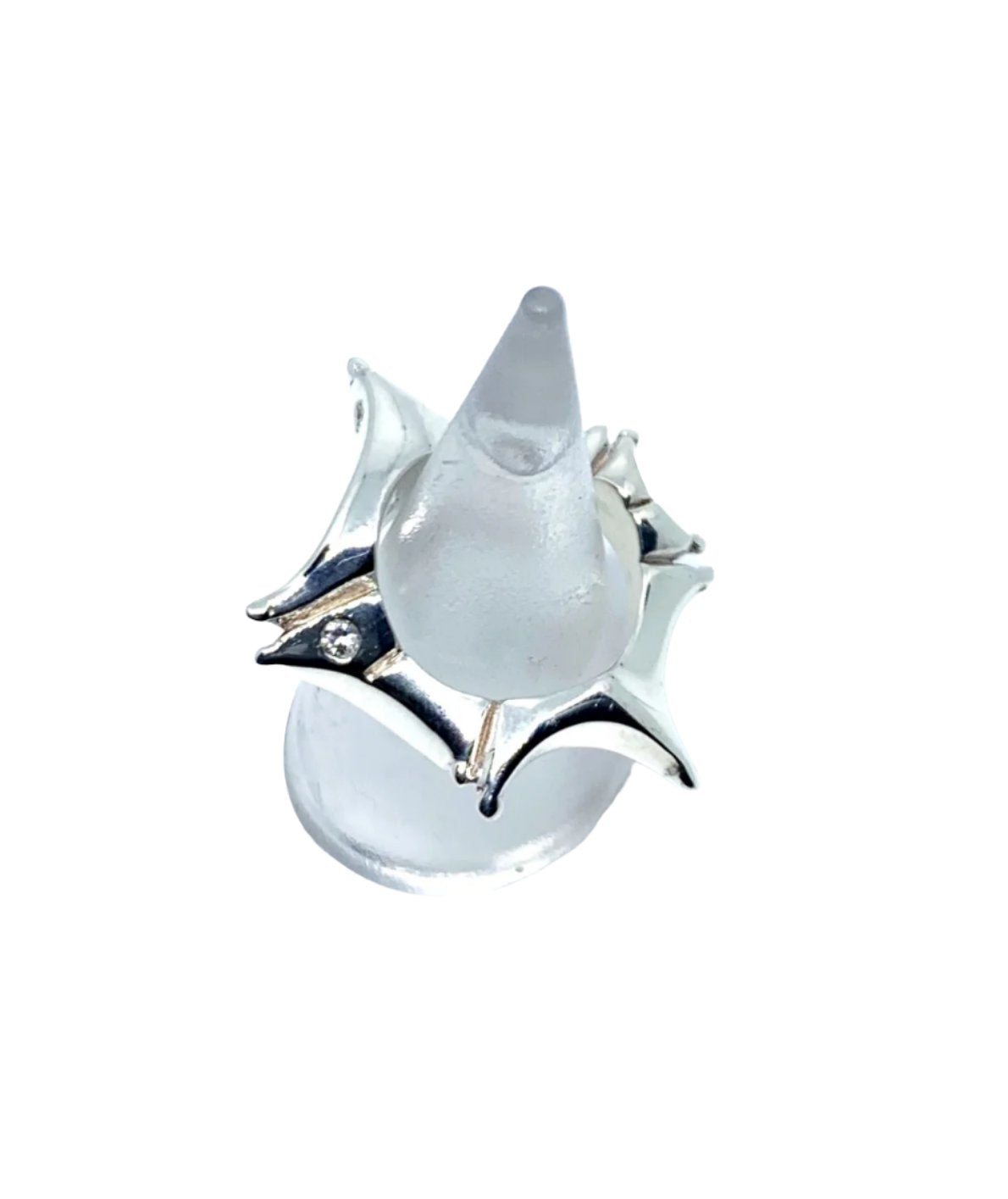 Star Ring – Sterling Silver 925 with Cubic Zirconia, Ruby, Garnet, or Amethyst - Tg-Jewellery By Tamara Gervasio