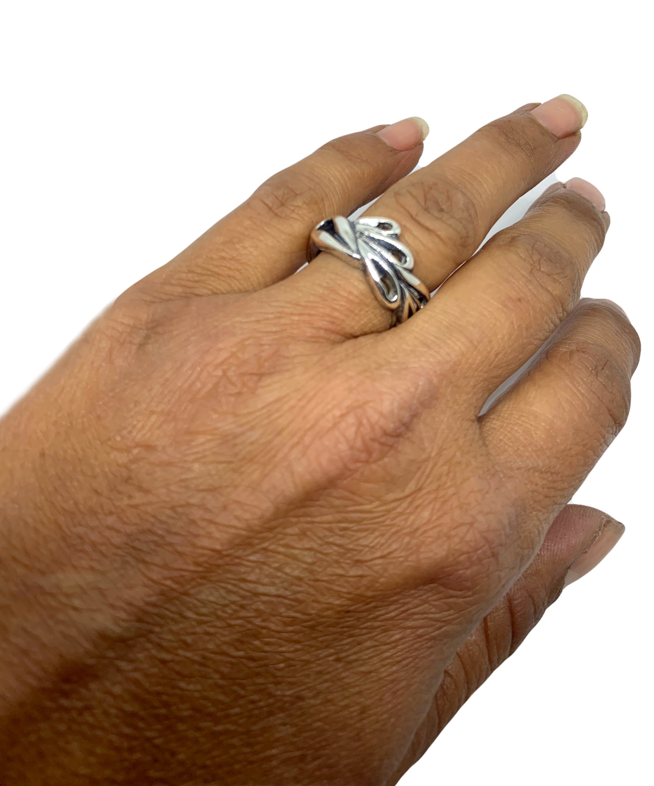 Le Foglie (“The Leaves”) Ring – Sterling Silver 925 - Tg-Jewellery By Tamara Gervasio