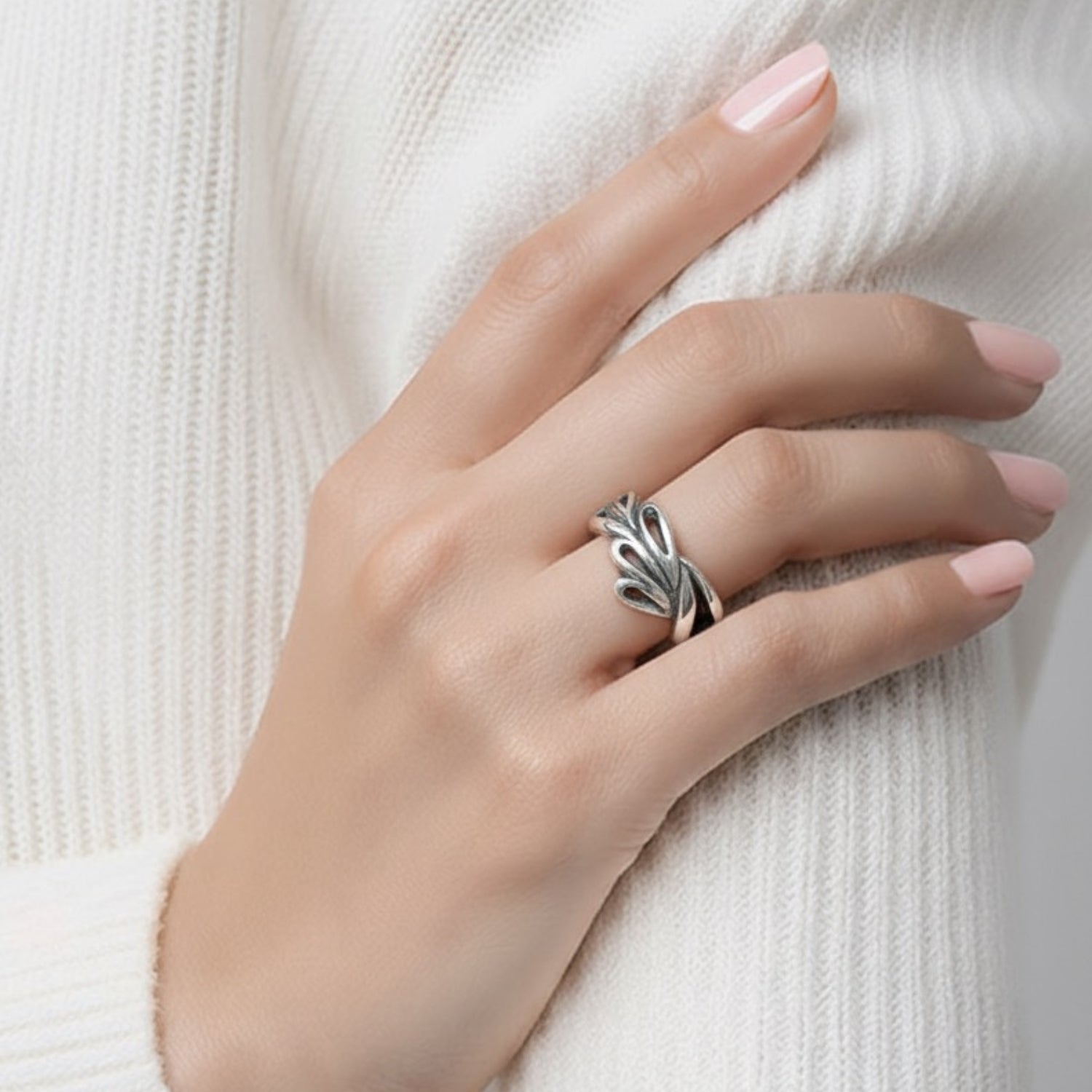 Le Foglie (“The Leaves”) Ring – Sterling Silver 925