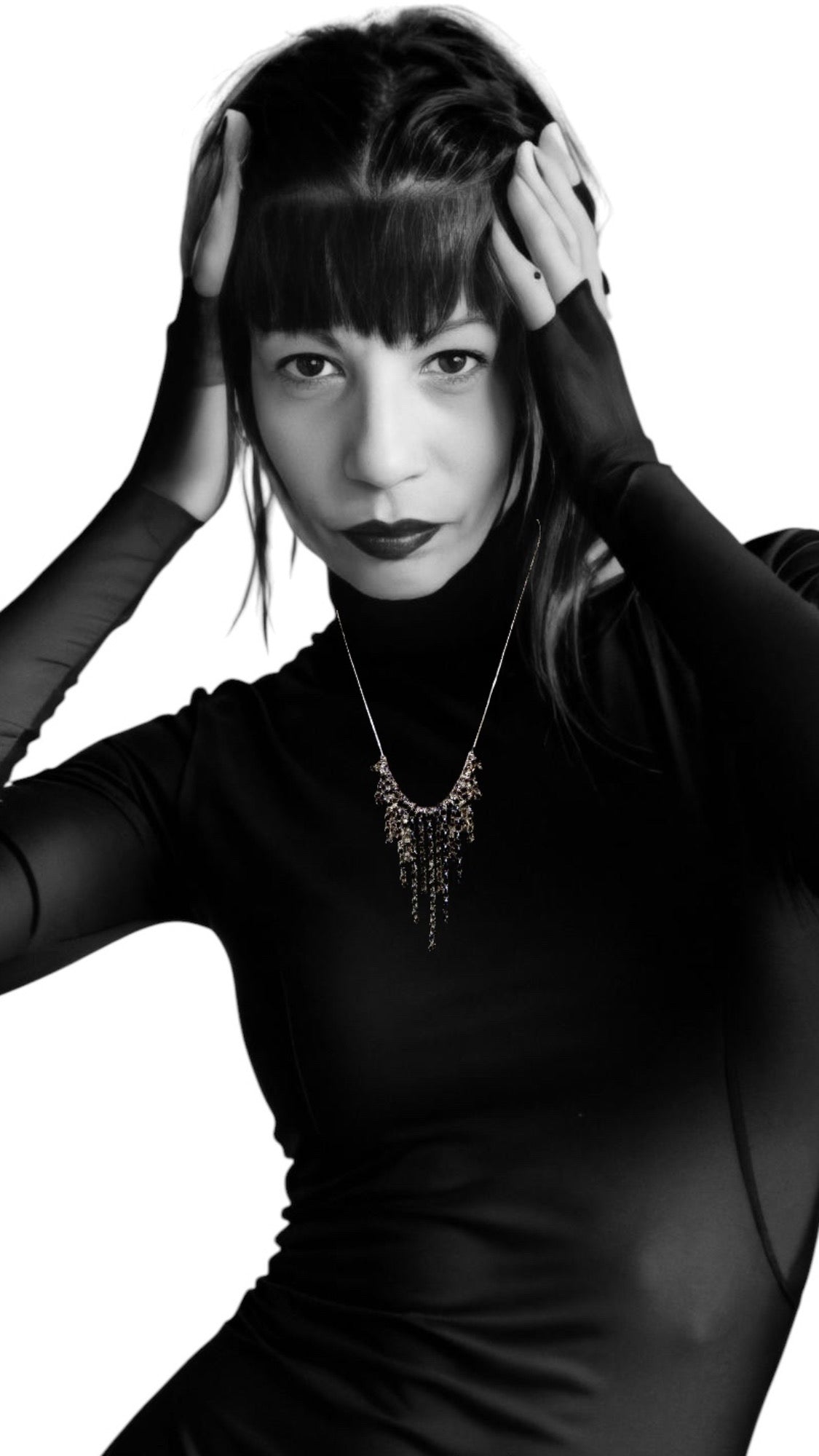 Rain Drop Chain Necklace – Handcrafted Sterling Silver - Tg-Jewellery By Tamara Gervasio