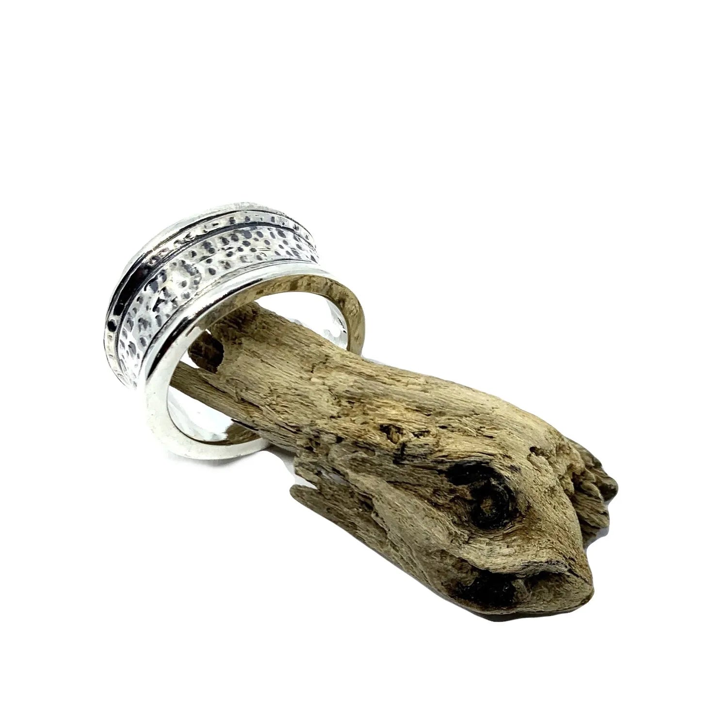 Street Ring | Sterling Silver Men’s Band with Oxidised Finish - Tg-Jewellery By Tamara Gervasio