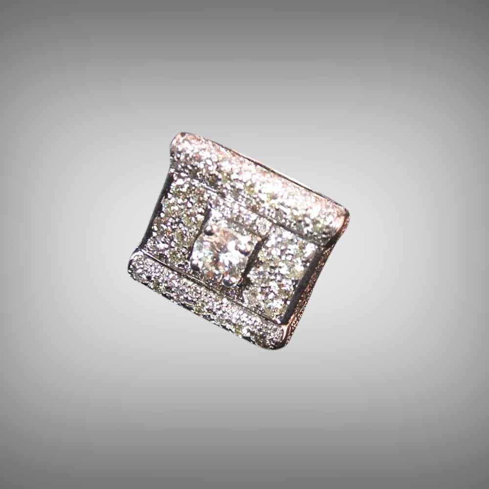 18ct white gold and diamonds ring Tg-Jewellery By Tamara Gervasio