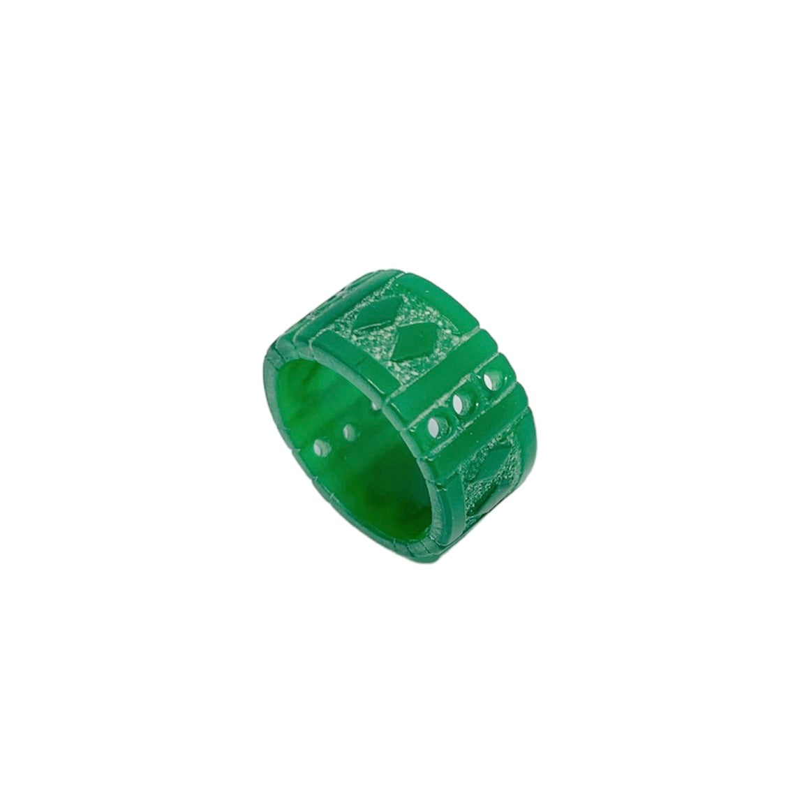 Lost wax ring with rhombus details - Tg-jewellery By Tamara Gervasio
