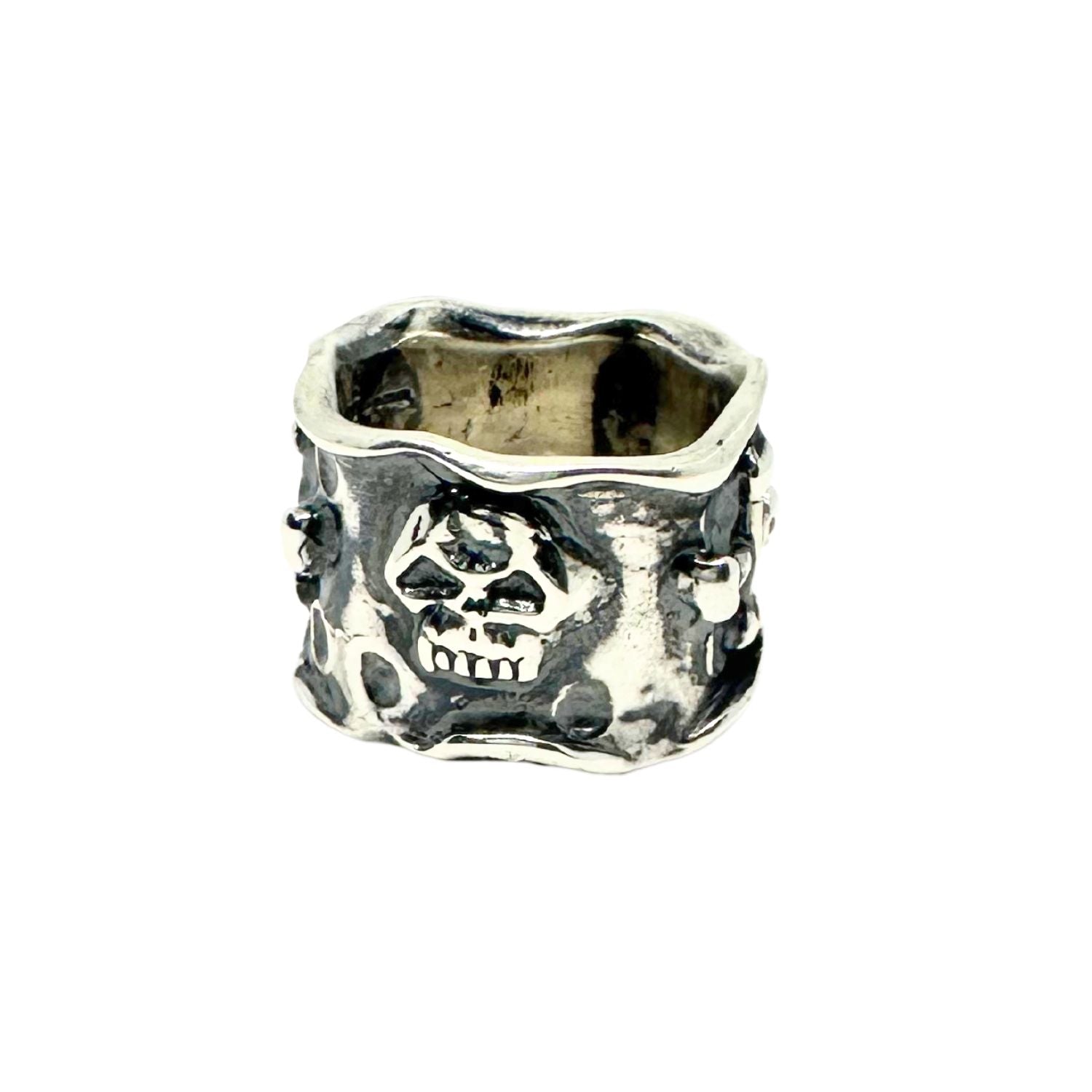 Skulls and Bones Ring – Sterling Silver 925 - Tg-Jewellery By Tamara Gervasio