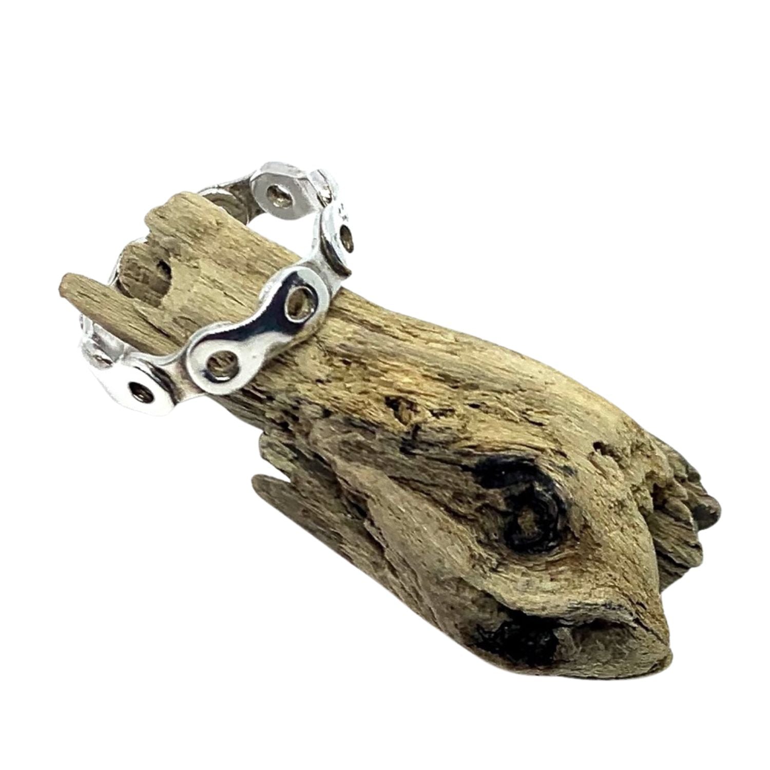 Bikers Band Ring | Men’s Sterling Silver Motorcycle Chain Band - Tg-Jewellery By Tamara Gervasio