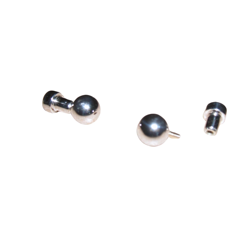 Sterling silver ball stud earrings, Tg-Jewellery by Tamara Gervasio