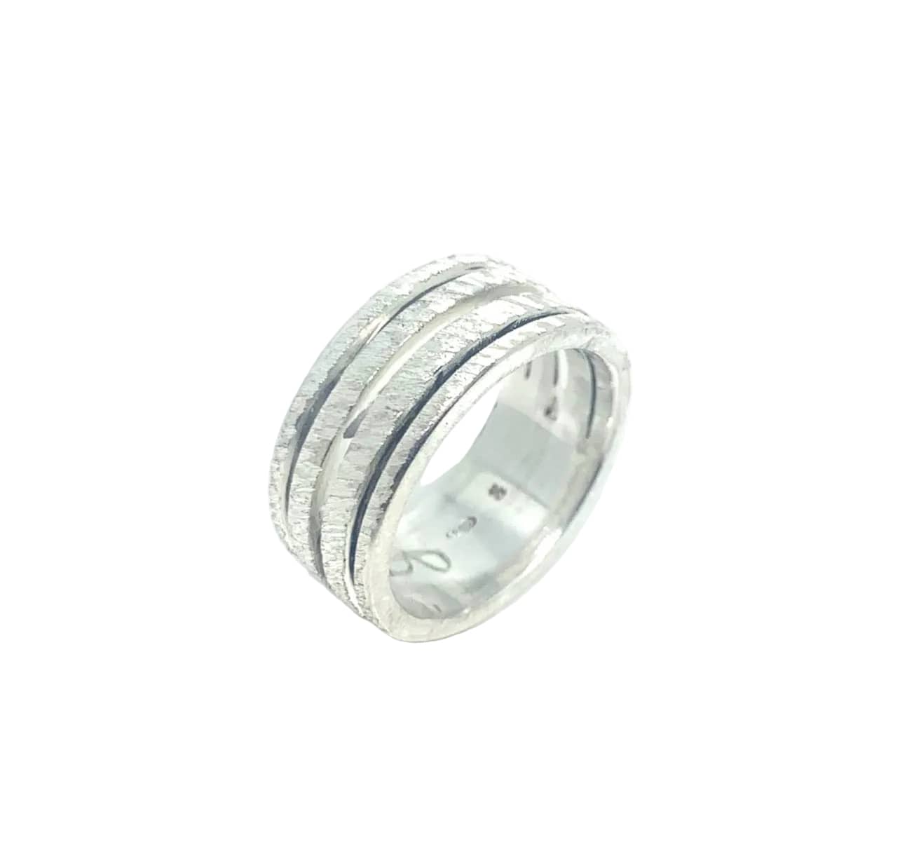 men silver ring