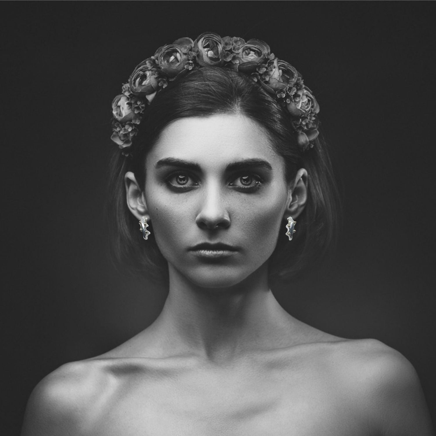 Sea Slug Stud Earrings – Sterling Silver & 18ct Yellow Gold - Tg-Jewellery By Tamara Gervasio