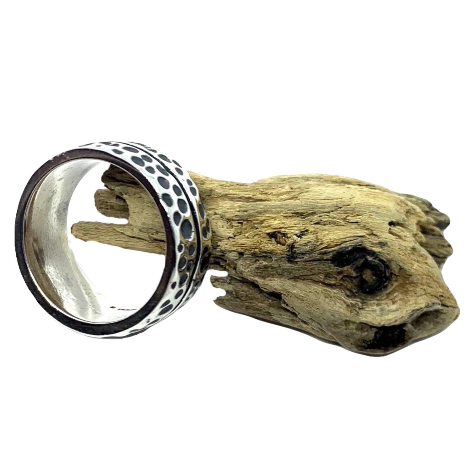 Effect Men's Ring – Sterling Silver 925 | Handmade Statement Ring - Tg-Jewellery By Tamara Gervasio