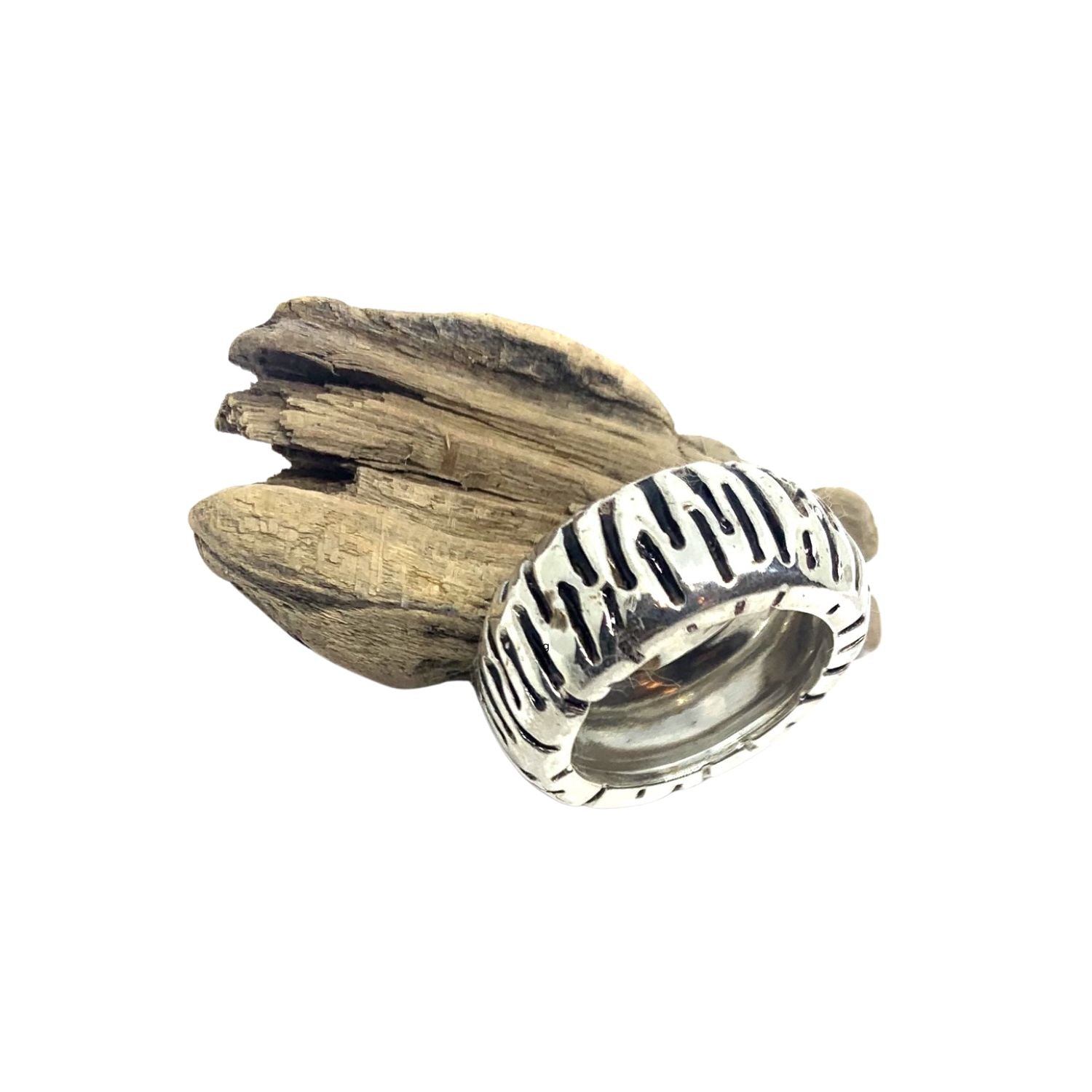 Wheel Ring – Sterling Silver 925 | Chunky Collection