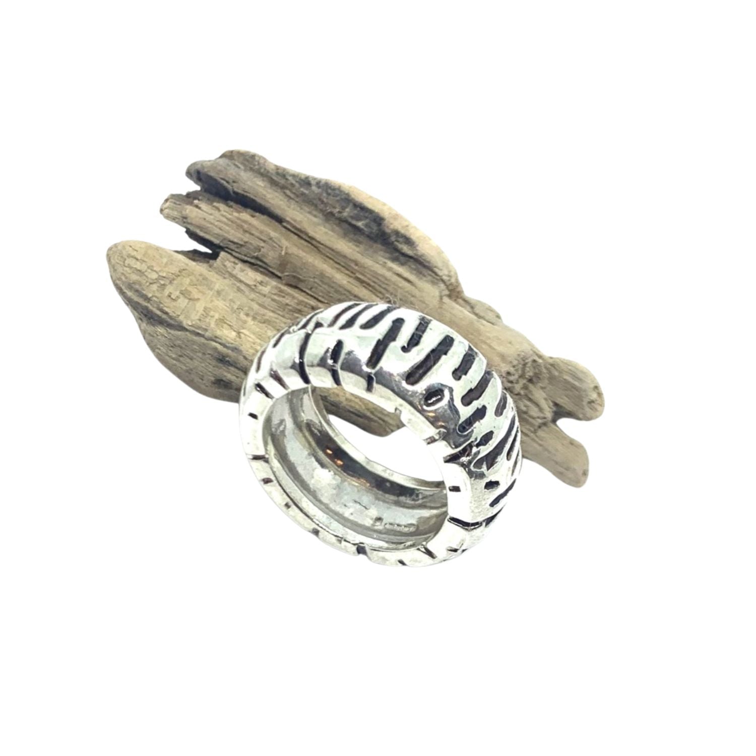 Wheel Ring – Sterling Silver 925 | Chunky Collection