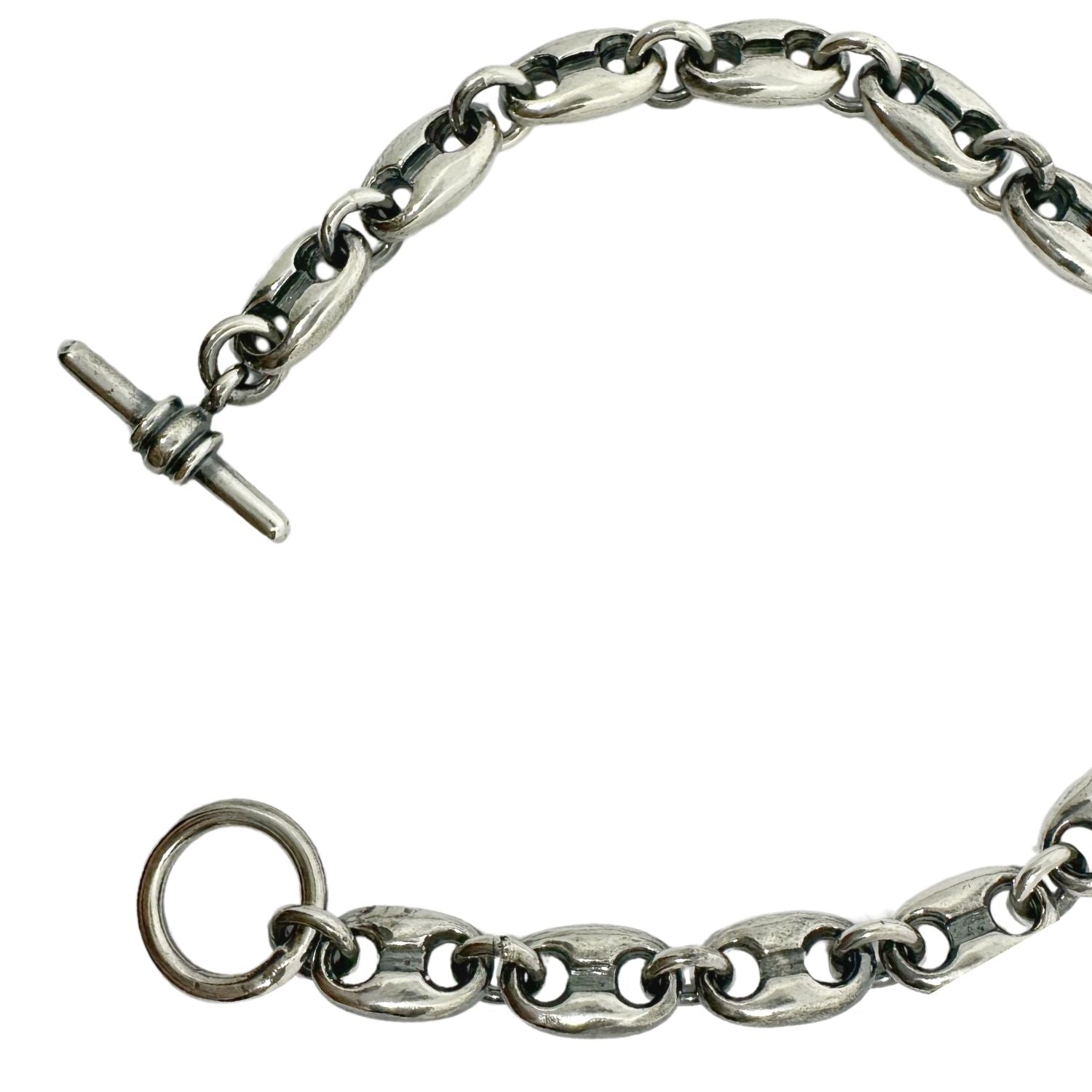 Anchor Link T-Bar Unisex Bracelet – Sterling Silver 925 - Tg-Jewellery By Tamara Gervasio