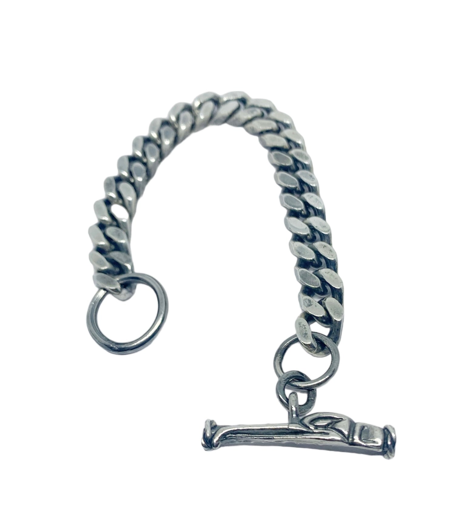 Celtic Bird 2 Curb Chain Bracelet in Sterling Silver - Tg-Jewellery By Tamara Gervasio