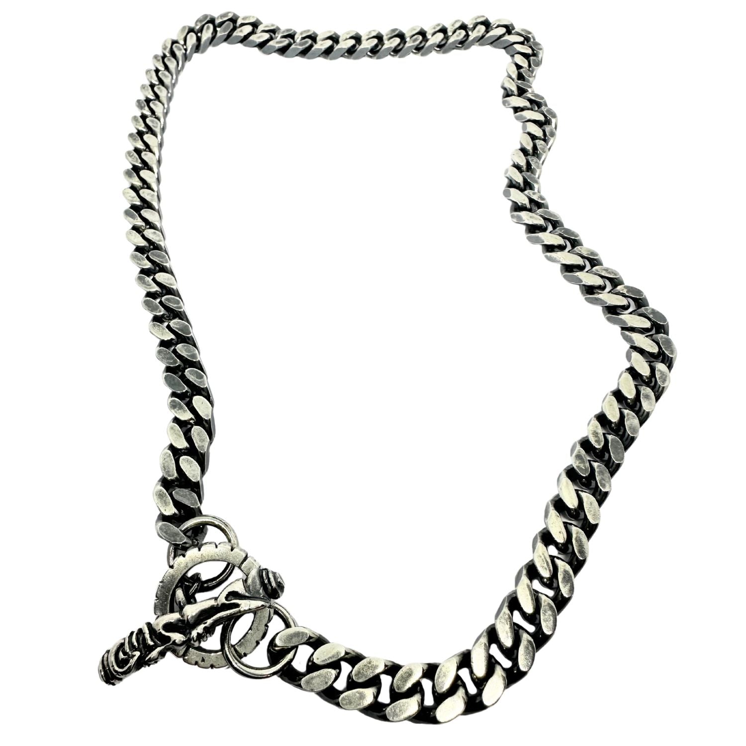 Men’s Celtic Dog 3 Curb Chain Necklace – Solid Sterling Silver 925 - Tg-Jewellery By Tamara Gervasio