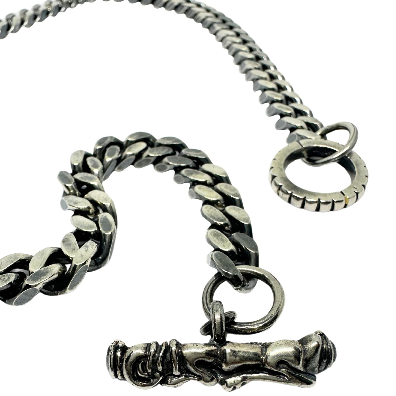Men’s Celtic Dog 3 Curb Chain Necklace – Solid Sterling Silver 925 - Tg-Jewellery By Tamara Gervasio