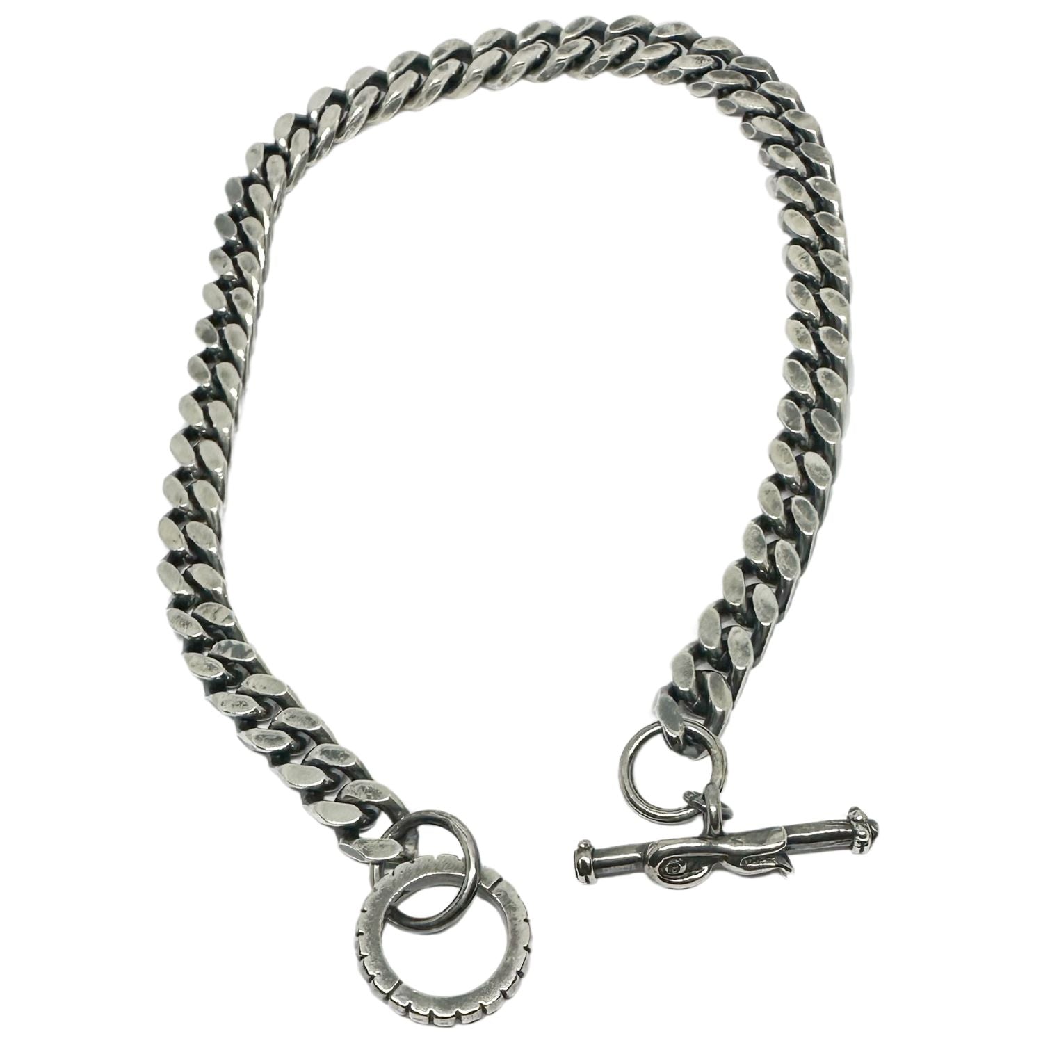 Celtic Bird Curb Chain choker – Sterling Silver 9mm - Tg-Jewellery By Tamara Gervasio