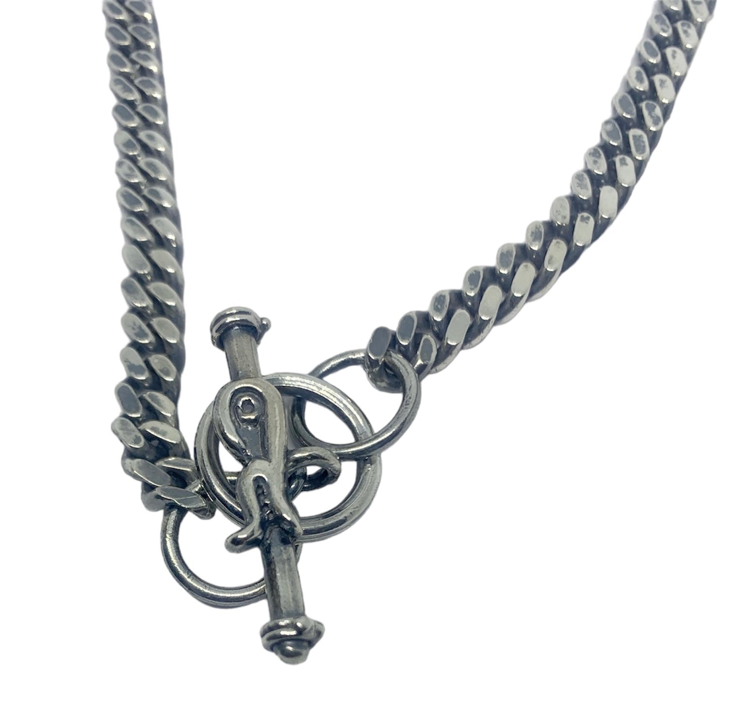 Celtic Bird Curb Chain Necklace in Sterling Silver - Tg-Jewellery By Tamara Gervasio