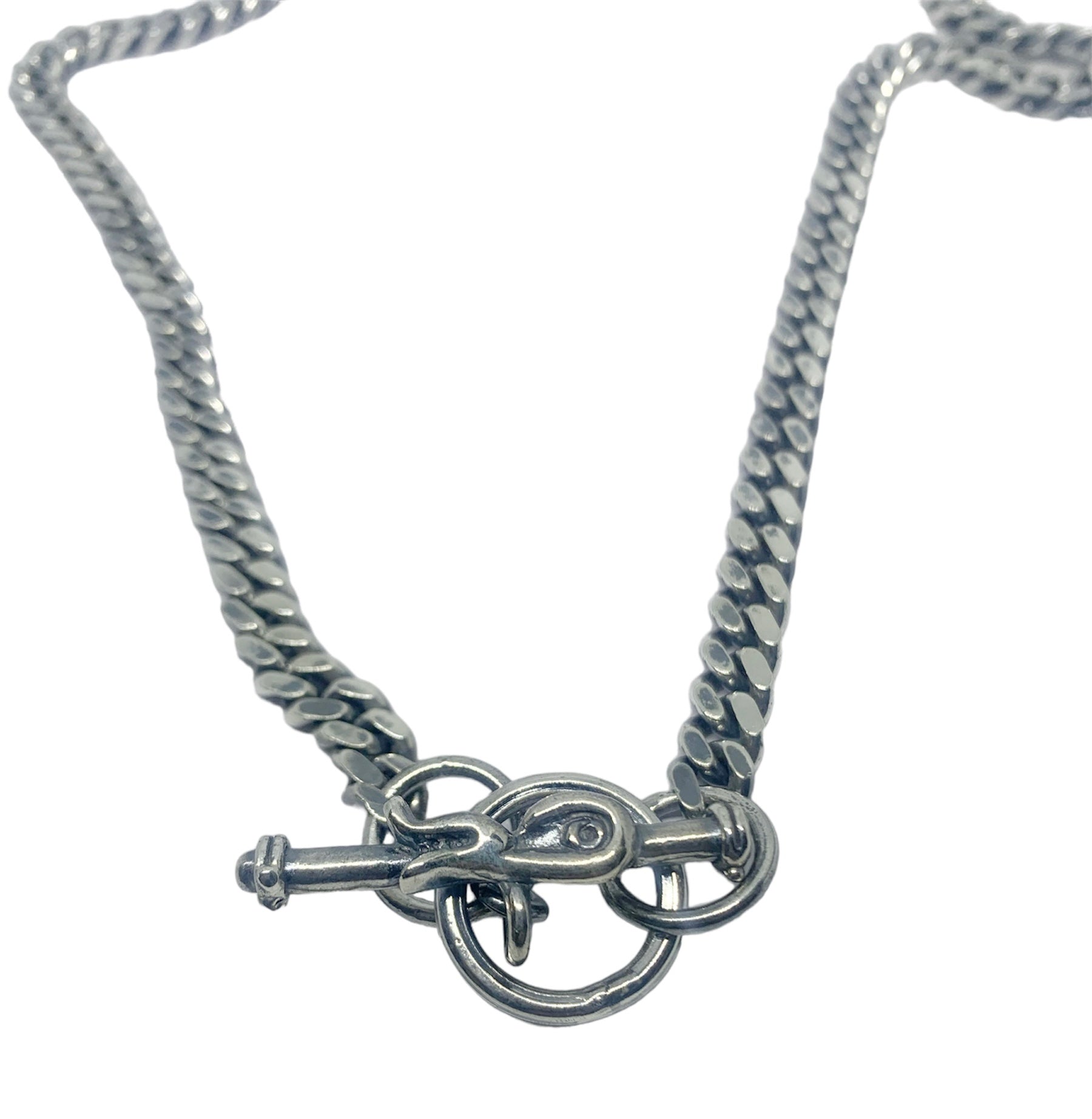 Celtic Bird Curb Chain Necklace in Sterling Silver - Tg-Jewellery By Tamara Gervasio