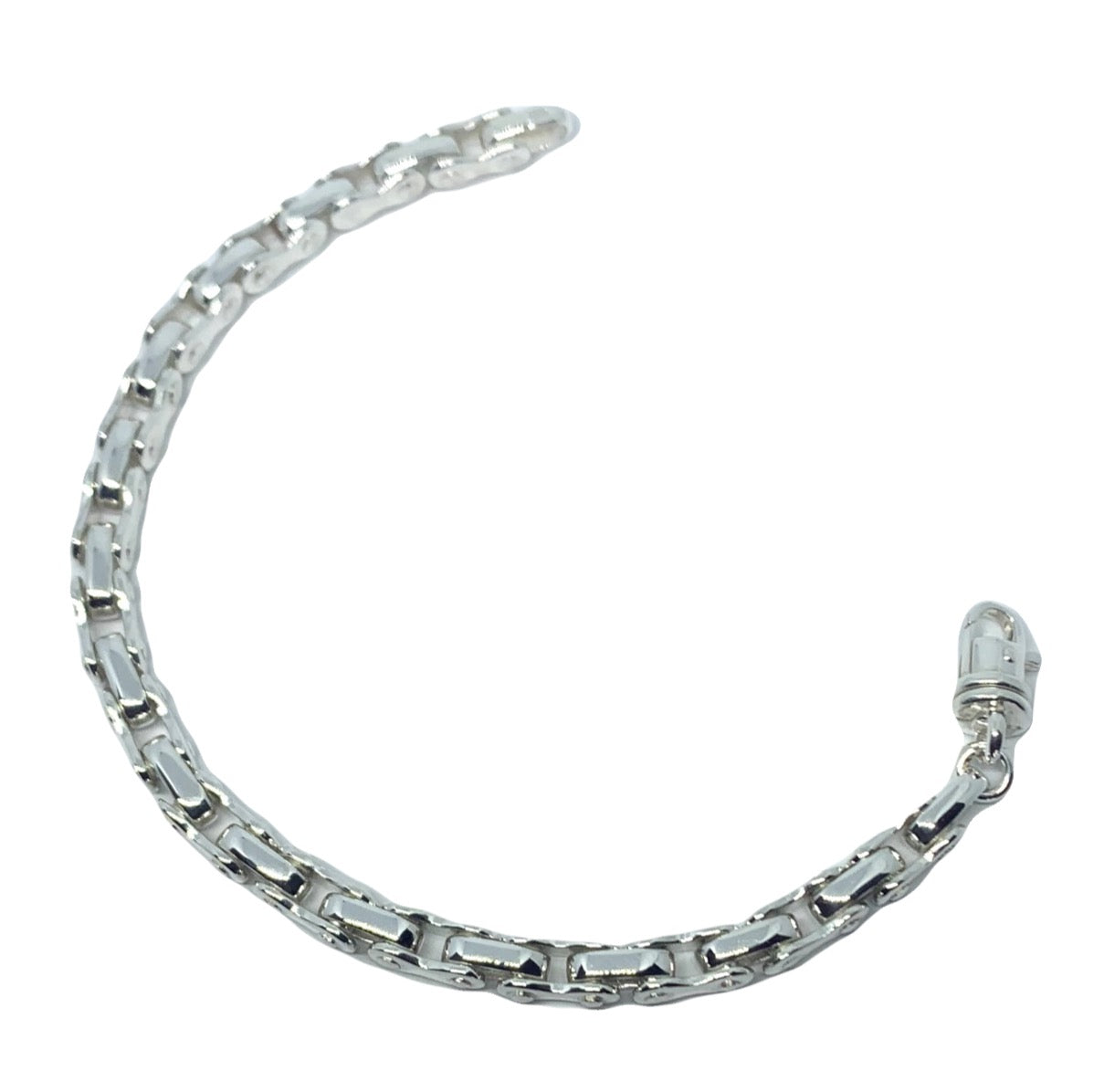 Bikers Bracelet for Men – Sterling Silver Handmade - Tg-Jewellery By Tamara Gervasio