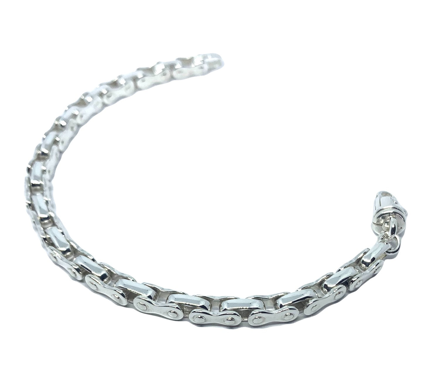 Bikers Bracelet for Men – Sterling Silver Handmade - Tg-Jewellery By Tamara Gervasio