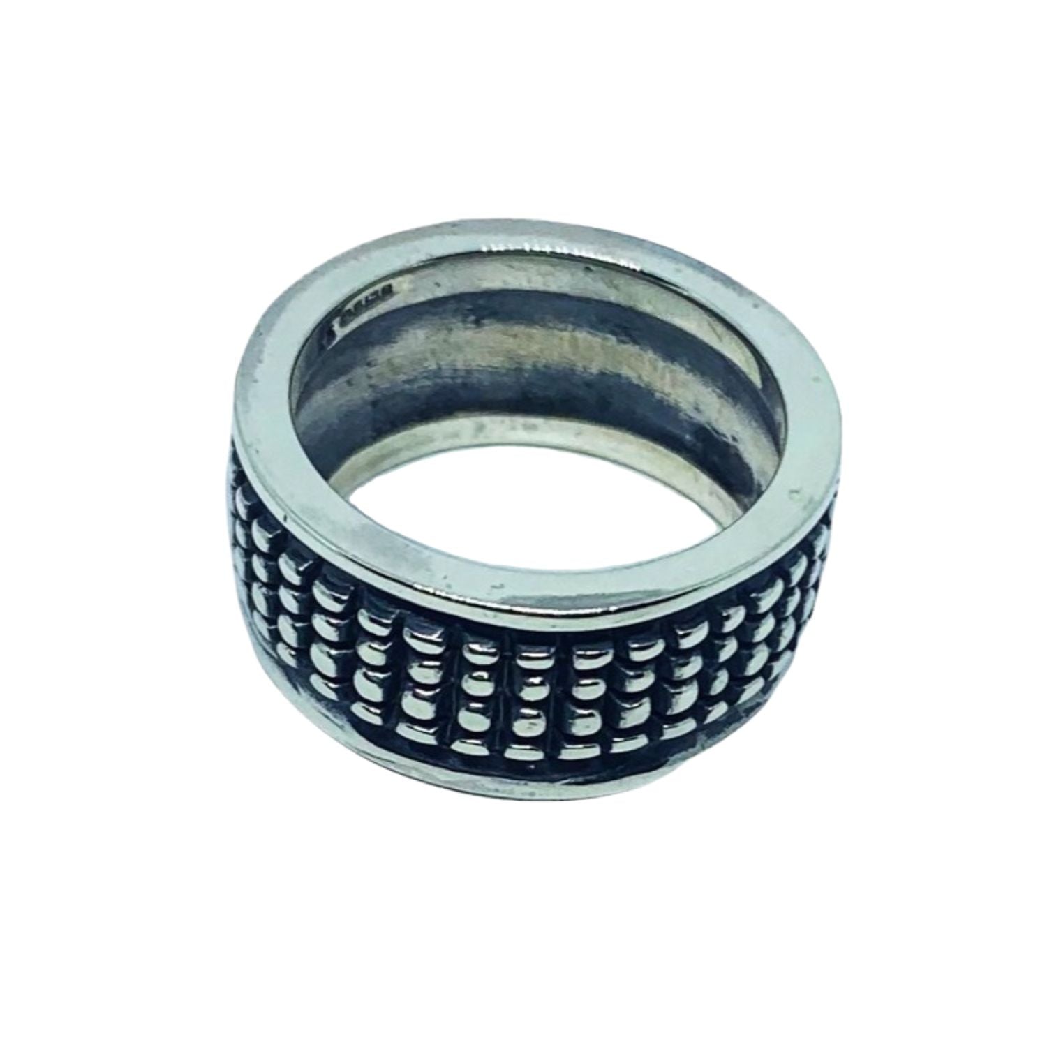 Crocodile Men's Ring – Sterling Silver 925 Oxide or Polish Finish - Tg-Jewellery By Tamara Gervasio