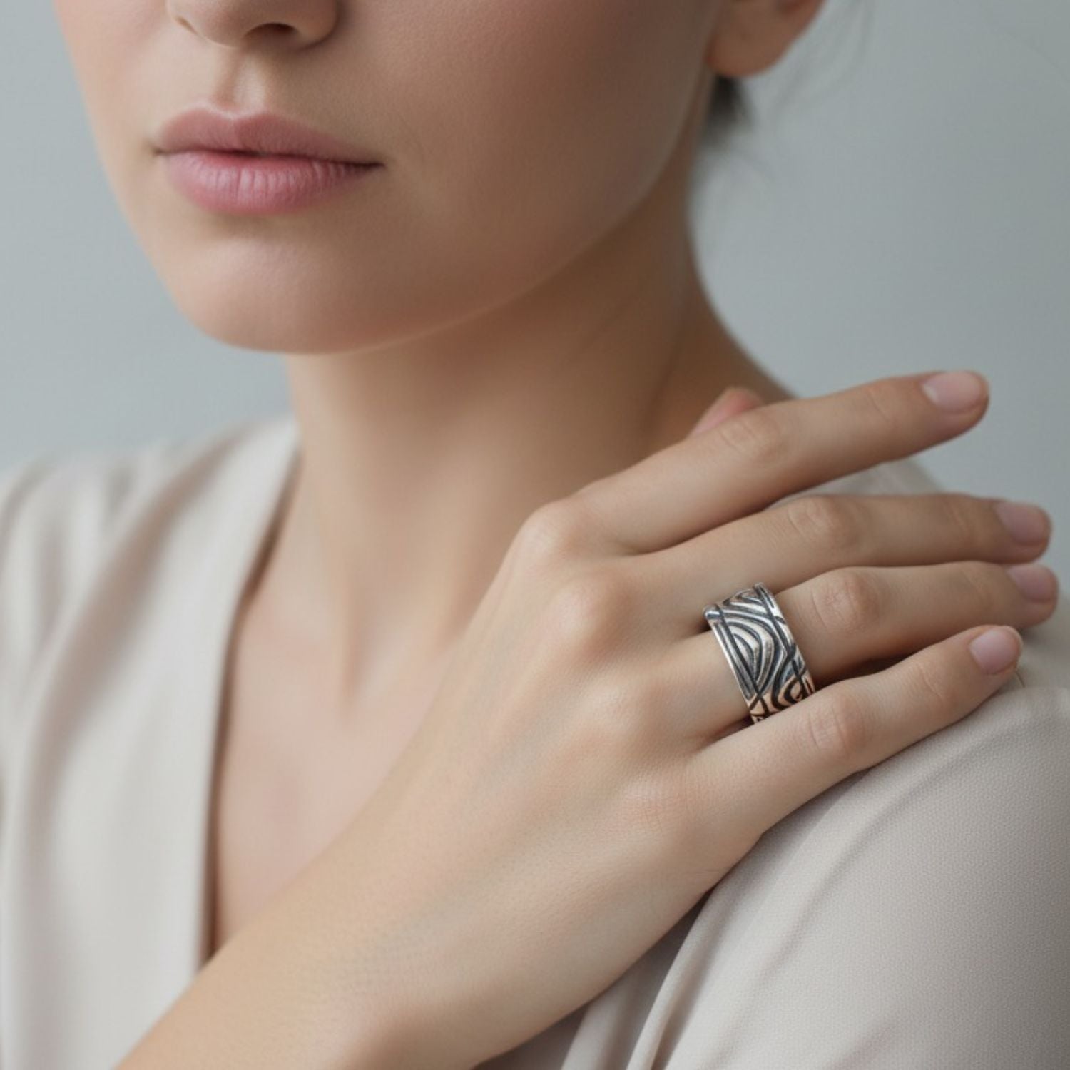 Le Linee Ring – Sterling Silver 925