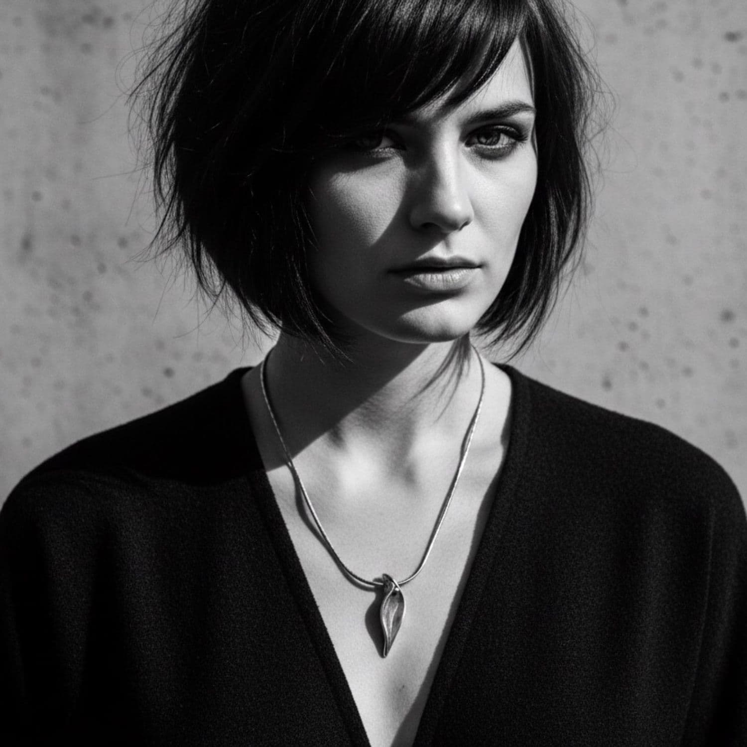 Model wearing Erotika sterling silver 925 necklace with 18ct gold accent – TG-Jewellery