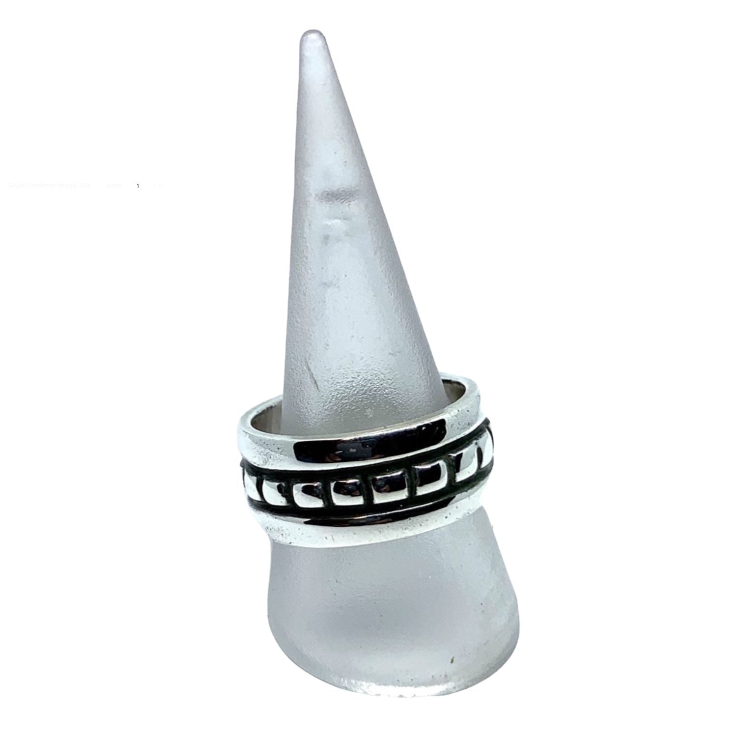 Square Ring for Men – Sterling Silver 925 - Tg-Jewellery By Tamara Gervasio