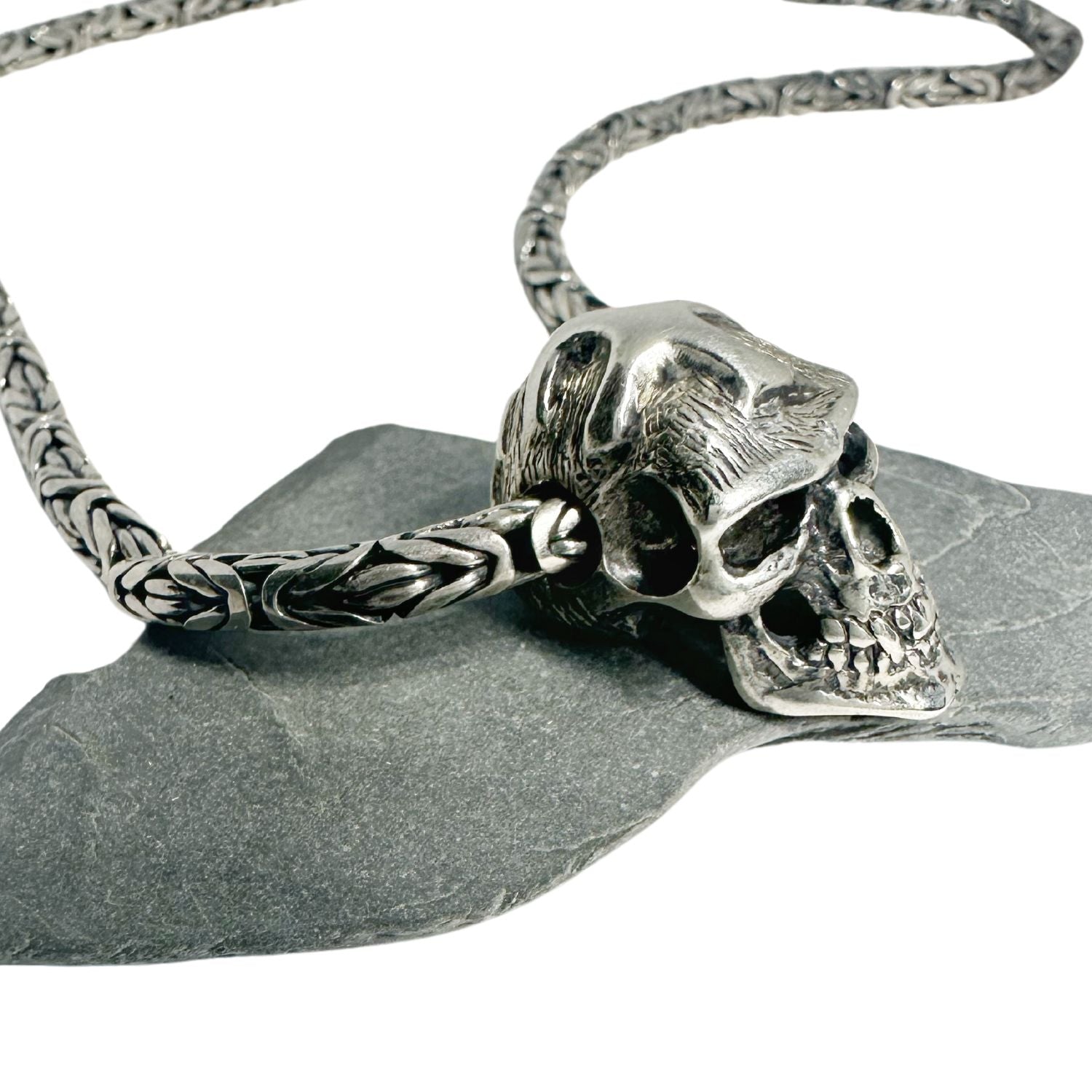 Japanese Good Luck Skull Necklace – Sterling Silver 925 - Tg-Jewellery By Tamara Gervasio