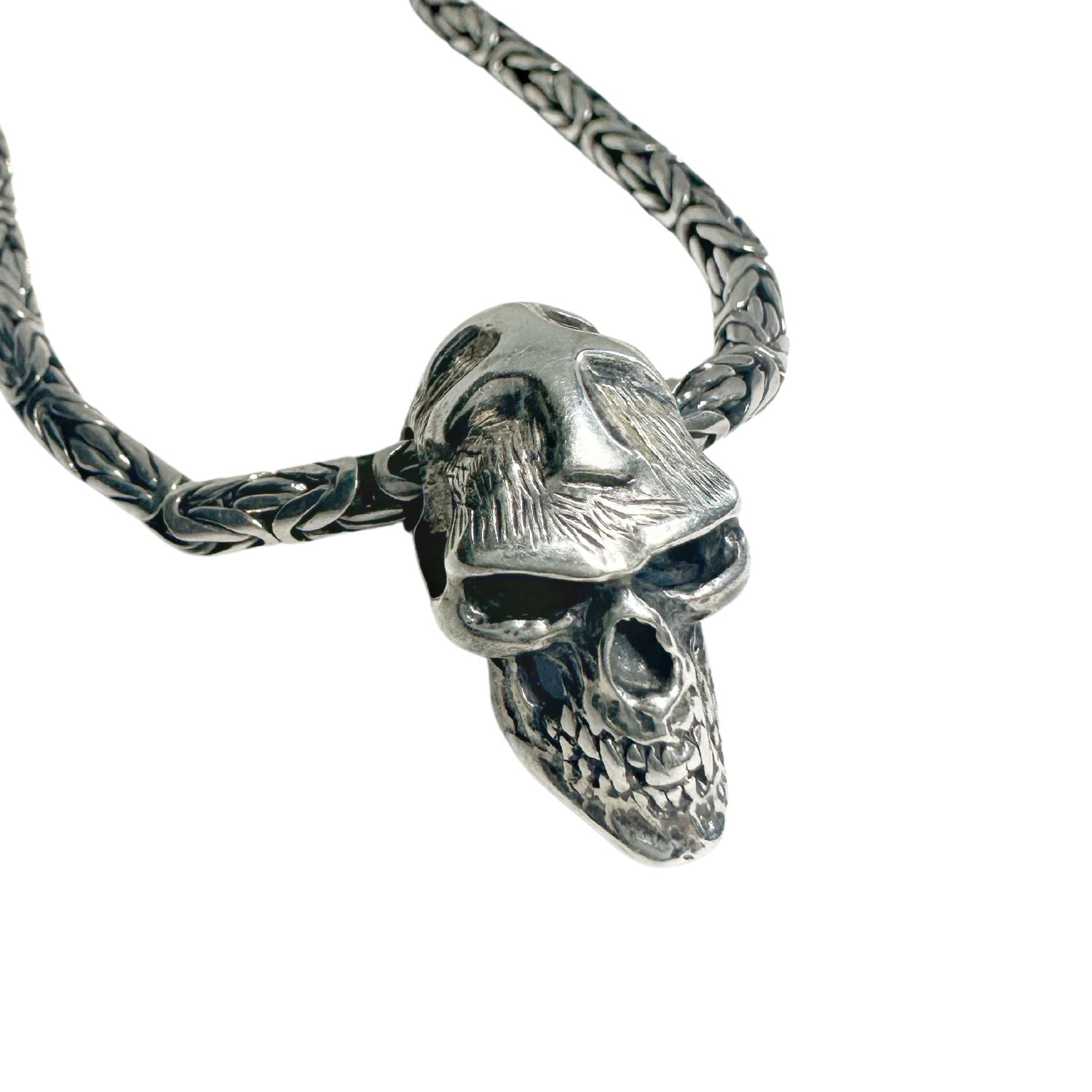 Japanese Good Luck Skull Necklace – Sterling Silver 925 - Tg-Jewellery By Tamara Gervasio