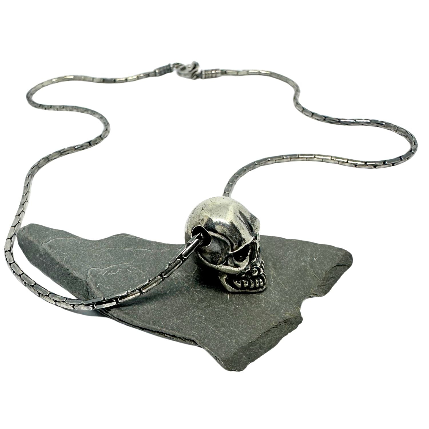 Skull Necklace – Sterling Silver 925 Paloma Chain - Tg-Jewellery By Tamara Gervasio