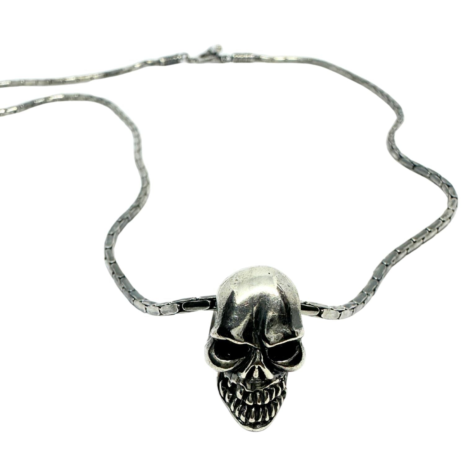 Skull Necklace – Sterling Silver 925 Paloma Chain - Tg-Jewellery By Tamara Gervasio