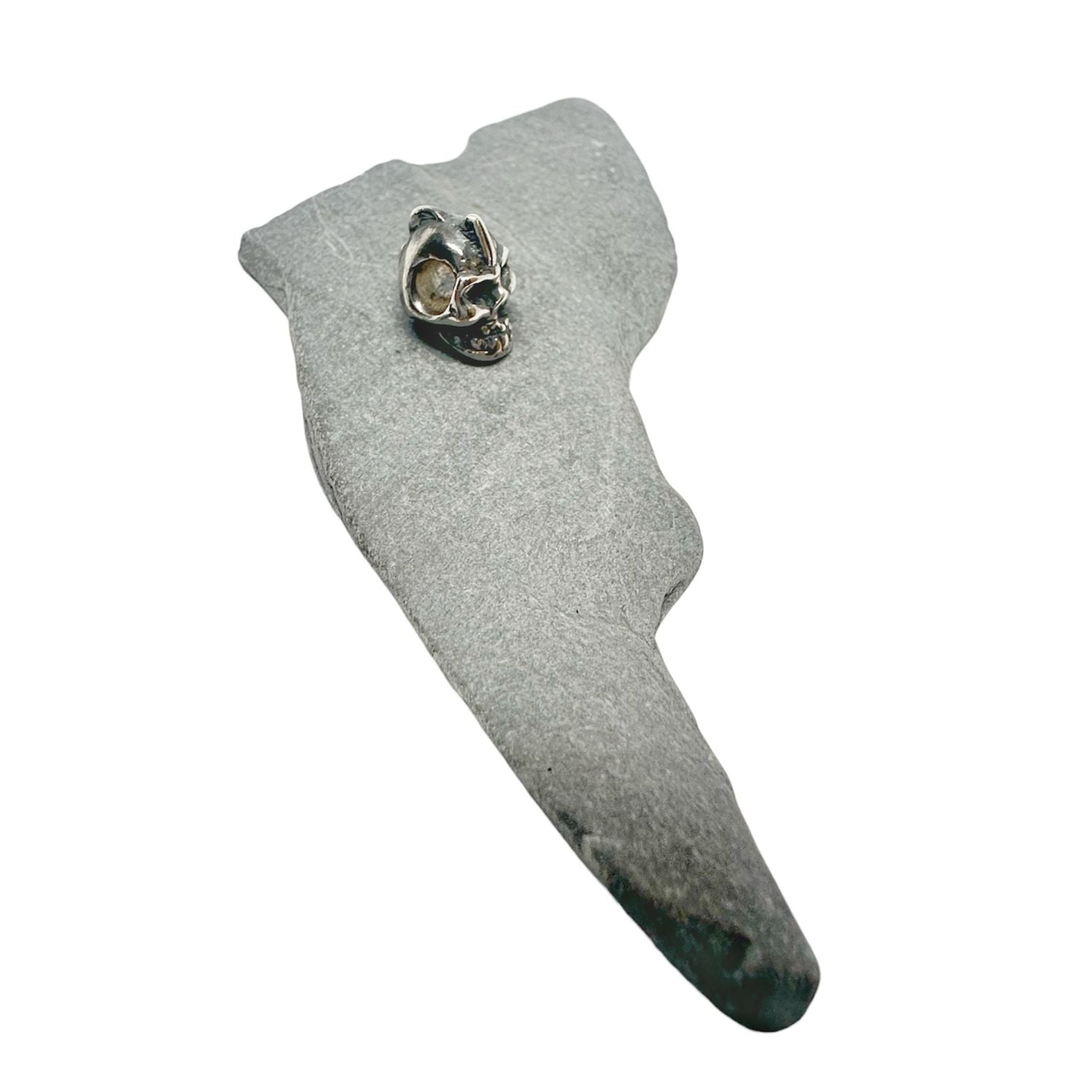 Punk Skull Bead Pendant – Raw, Gritty, and Full of Attitude