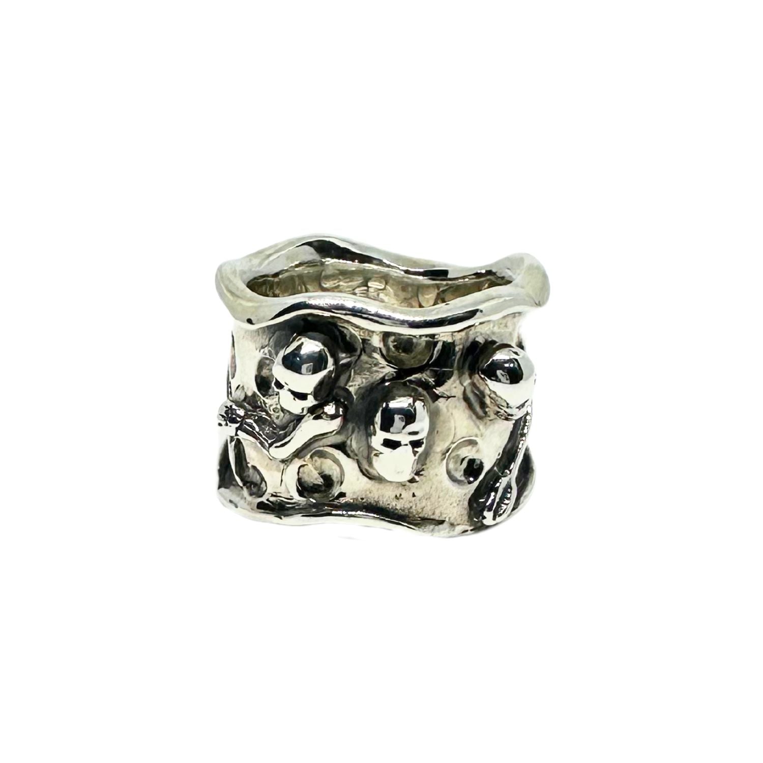 Skull Face Ring – Sterling Silver 925 - Tg-Jewellery By Tamara Gervasio