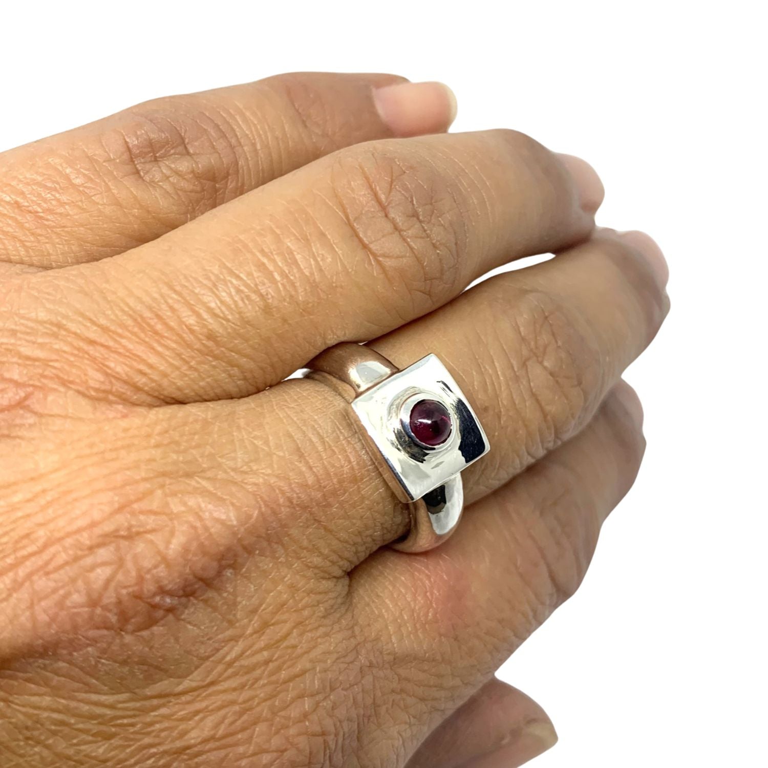 The Cube Ring - Handmade Ring In Sterling Silver - Tg-Jewellery By Tamara Gervasio