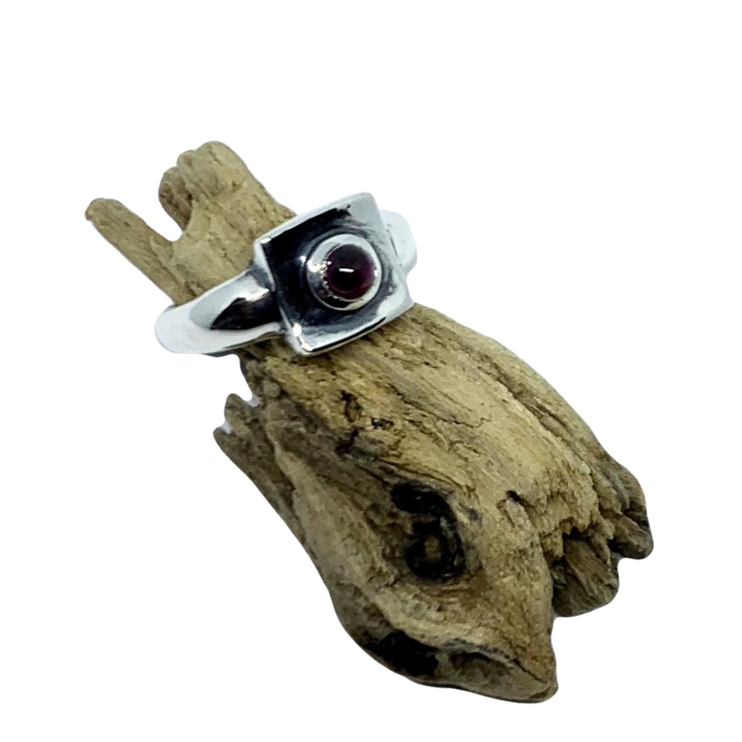 The Cube Ring - Handmade Ring In Sterling Silver - Tg-Jewellery By Tamara Gervasio