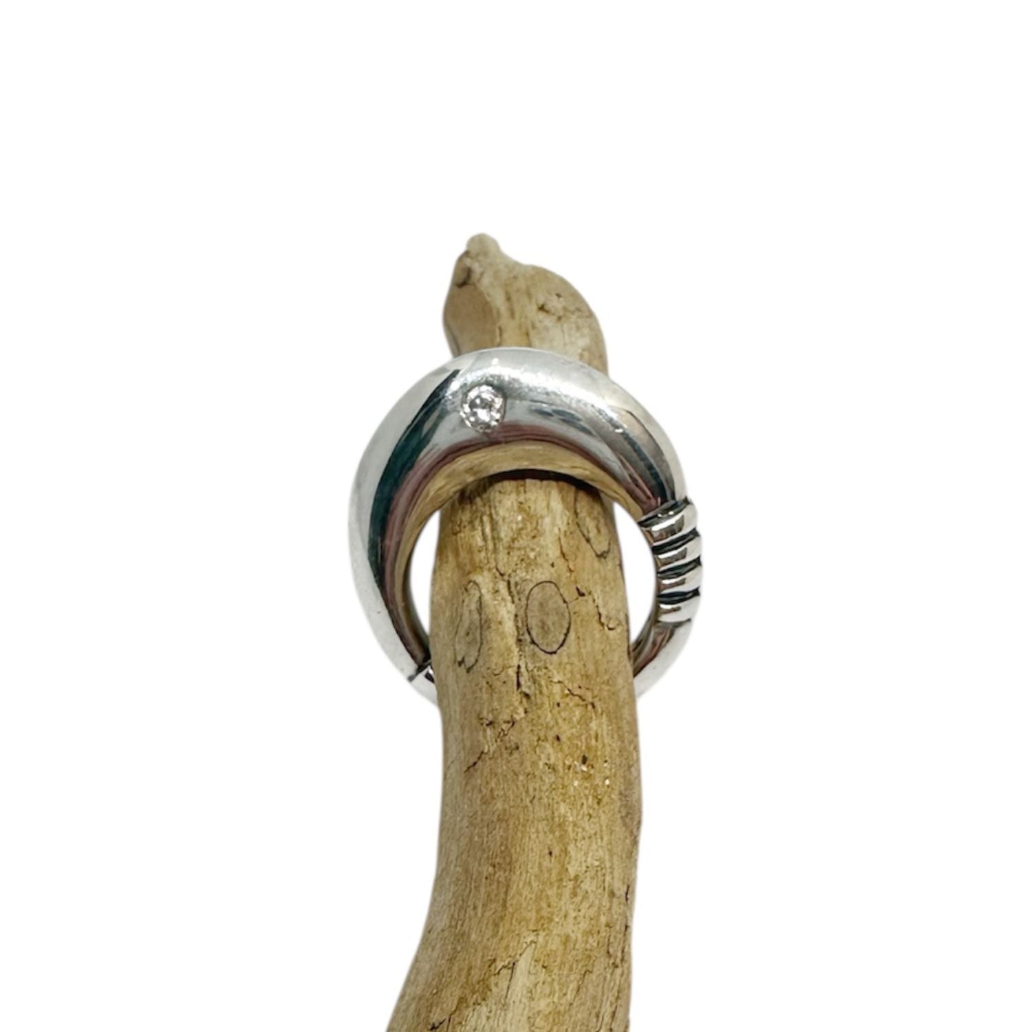 Fountain Ring | Sterling Silver 925 with Rubies or Cubic Zirconia - Tg-Jewellery By Tamara Gervasio