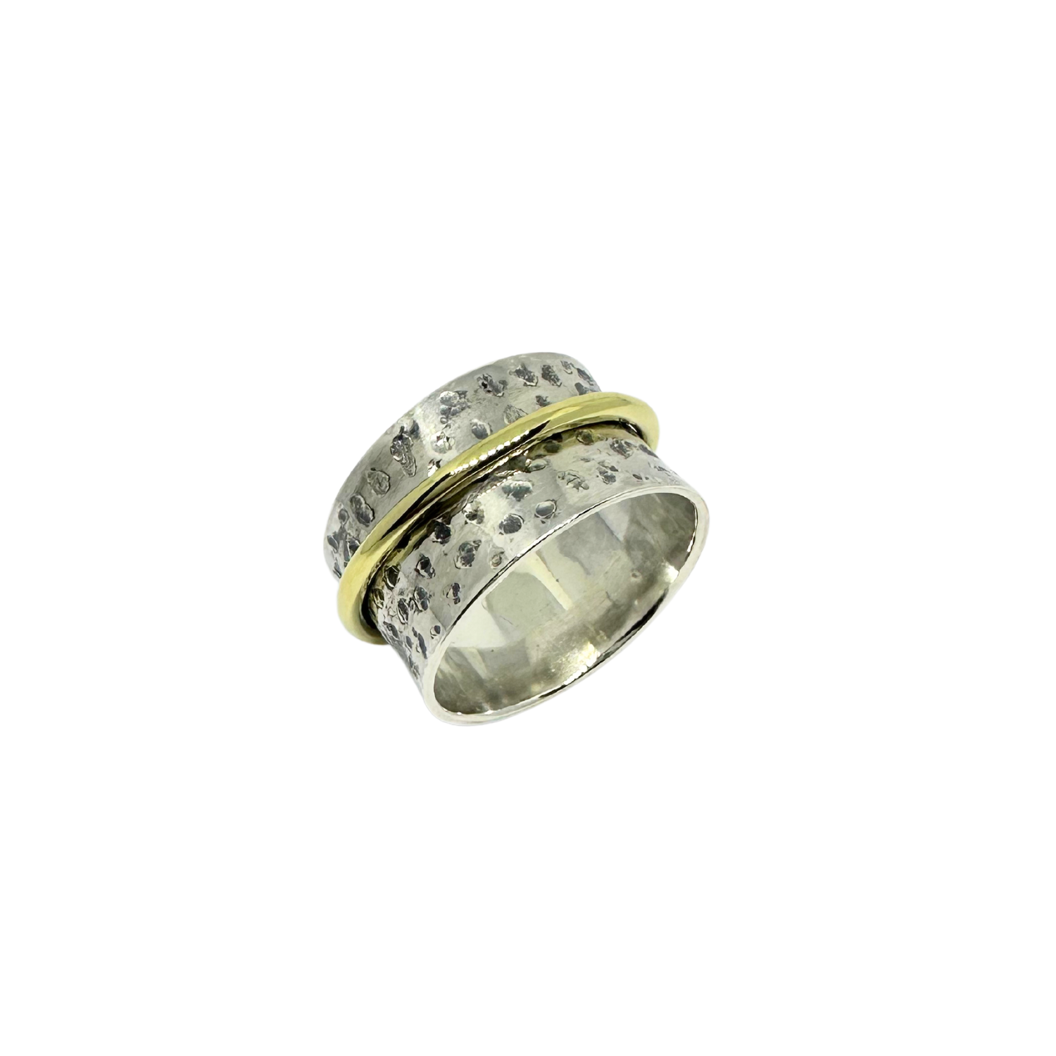 Handcrafted Recycled Sterling Silver 925 Spinner Ring – Custom Made - Tg-Jewellery By Tamara Gervasio