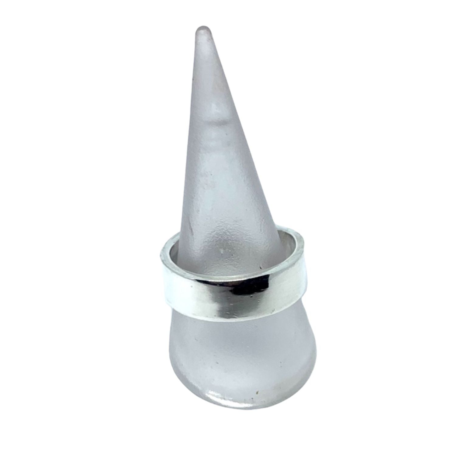 Men’s Flat Wedding Band in Sterling Silver – 7.5mm - Tg-Jewellery By Tamara Gervasio