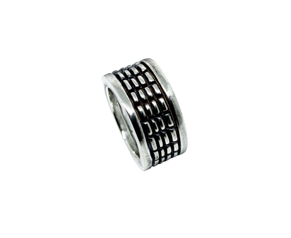 Crocodile Ring – Sterling Silver 925, Oxidised & Polished Finish - Tg-Jewellery By Tamara Gervasio