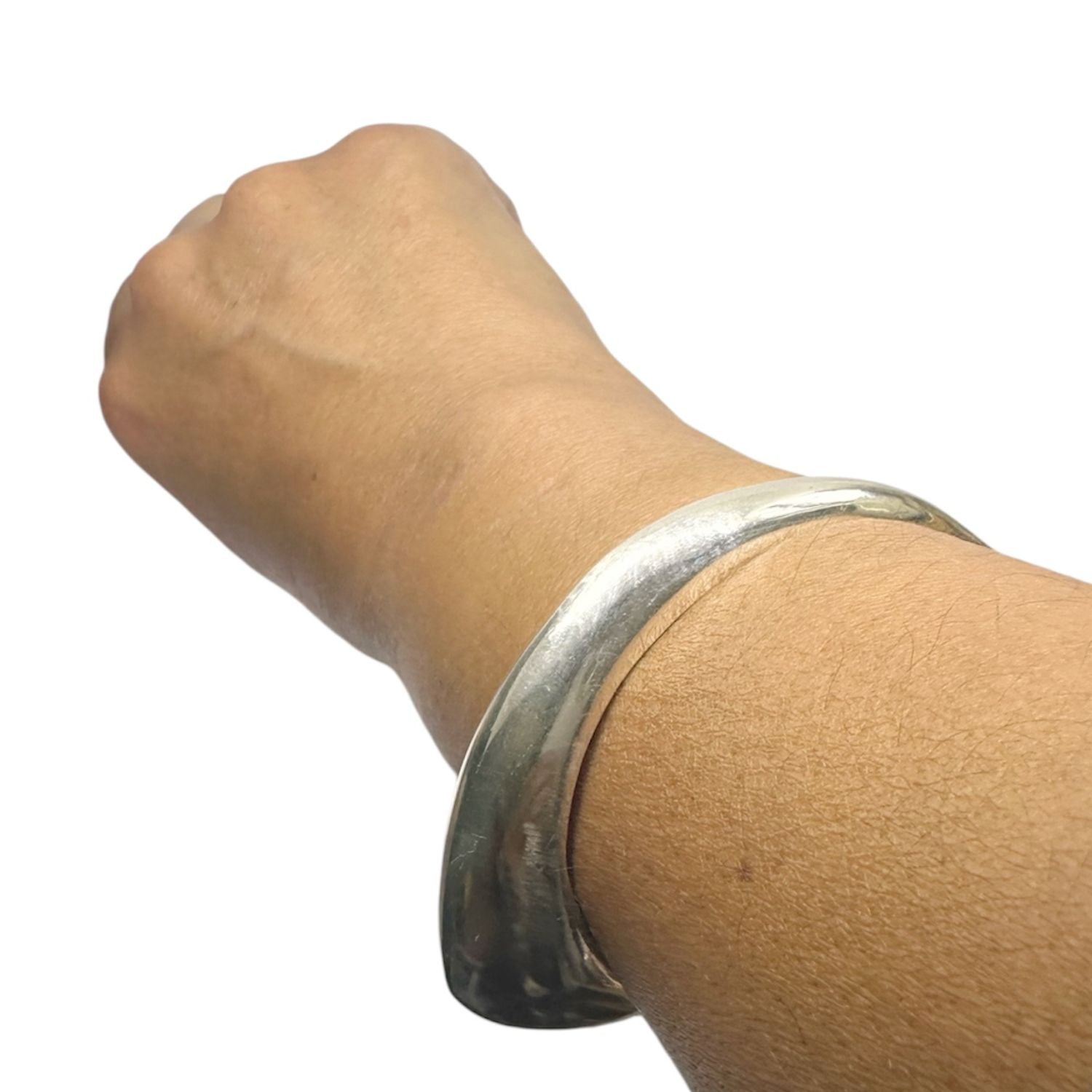 Dynamic Bangle Cuff – Sterling Silver 925 Statement Bracelet - Tg-Jewellery By Tamara Gervasio