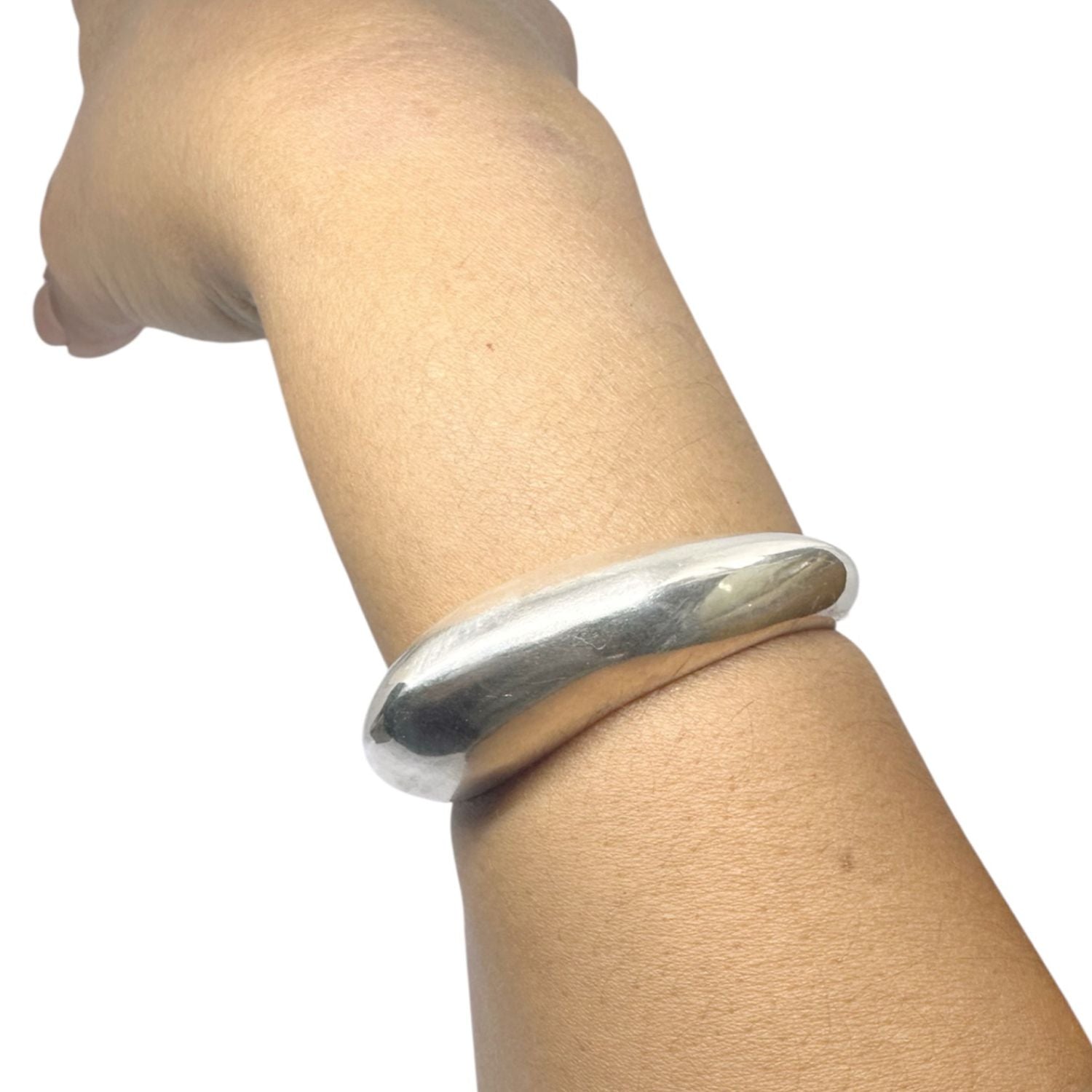 Dynamic Bangle Cuff – Sterling Silver 925 Statement Bracelet - Tg-Jewellery By Tamara Gervasio