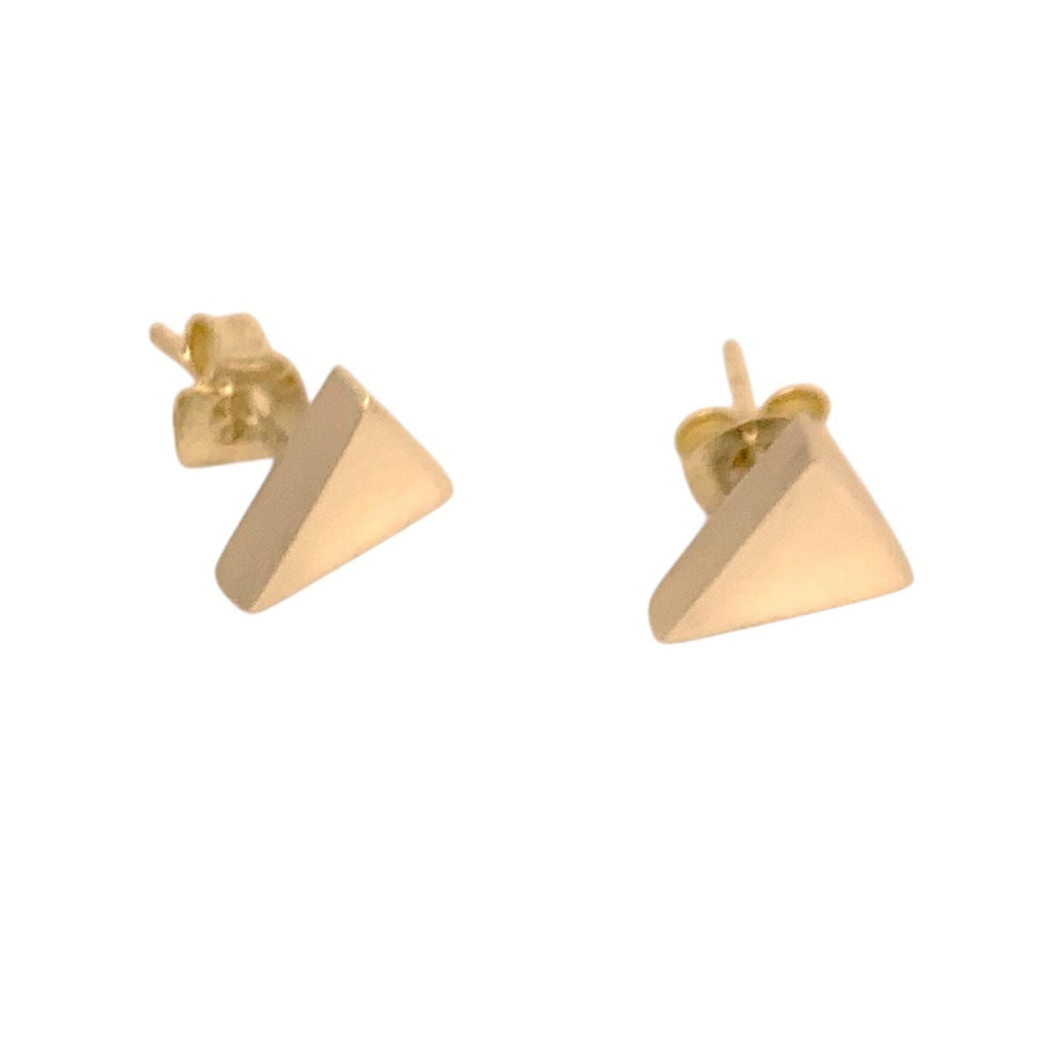 Triangle Stud Earrings – Sterling Silver 925