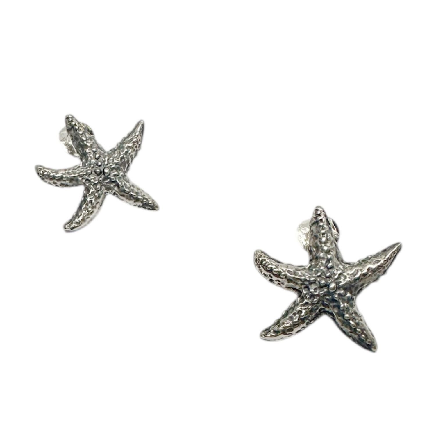 Starfish Stud Earrings – Sterling Silver 925 or Custom Gold - Tg-Jewellery By Tamara Gervasio
