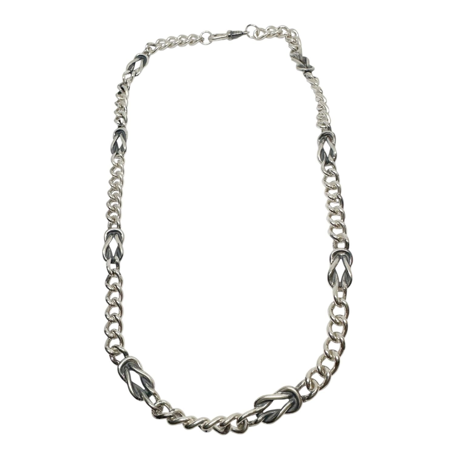 Men’s Nautical Knot Curb Chain