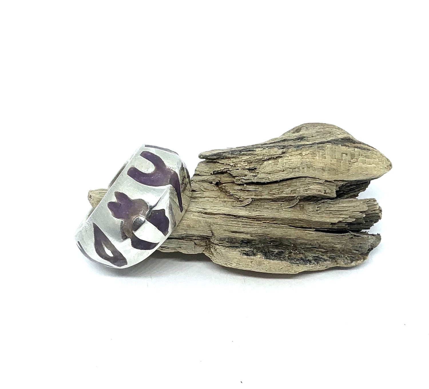 Fire Enamel Chunky ring One of a kind