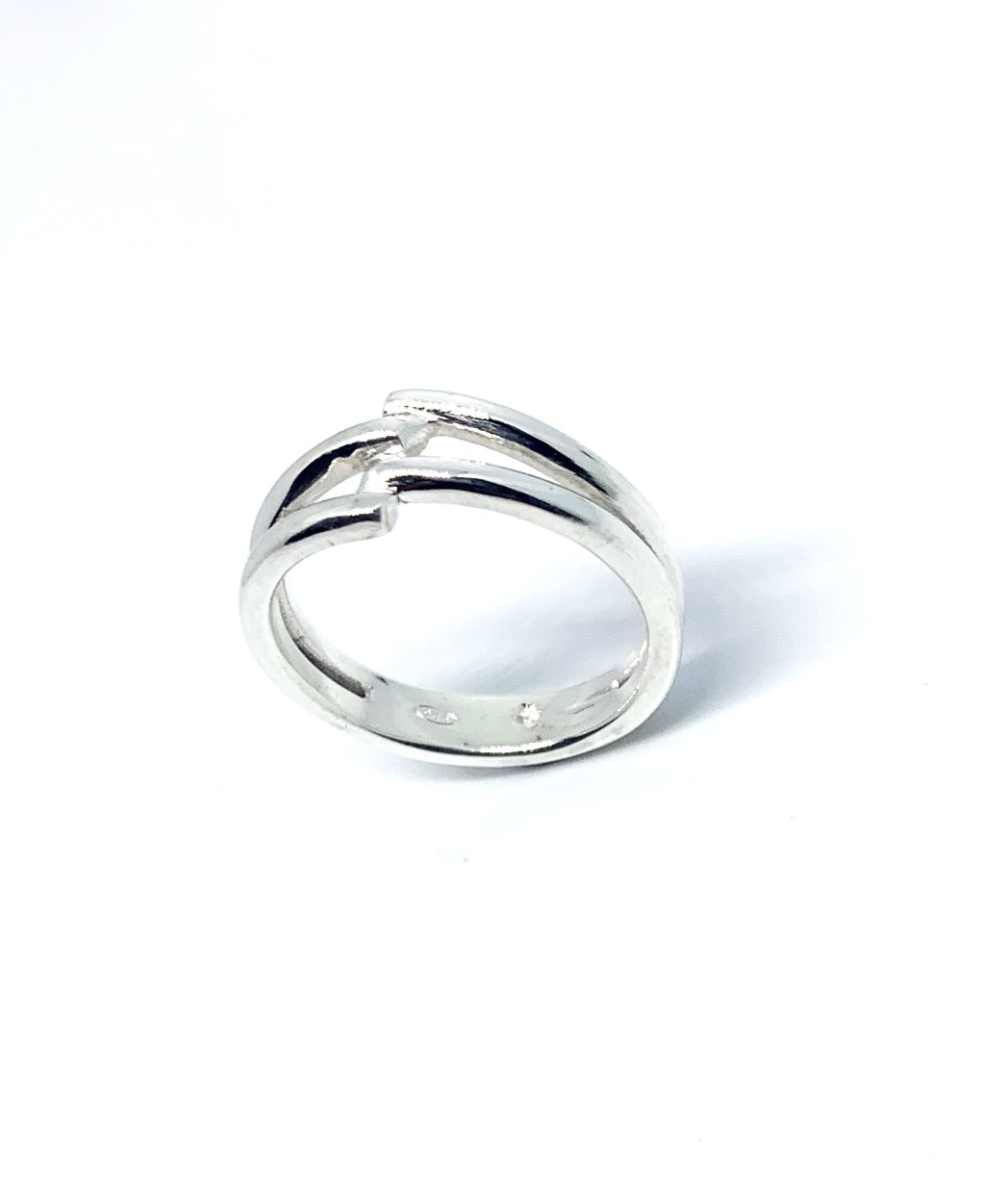 Interlocking Men's ring One of a kind