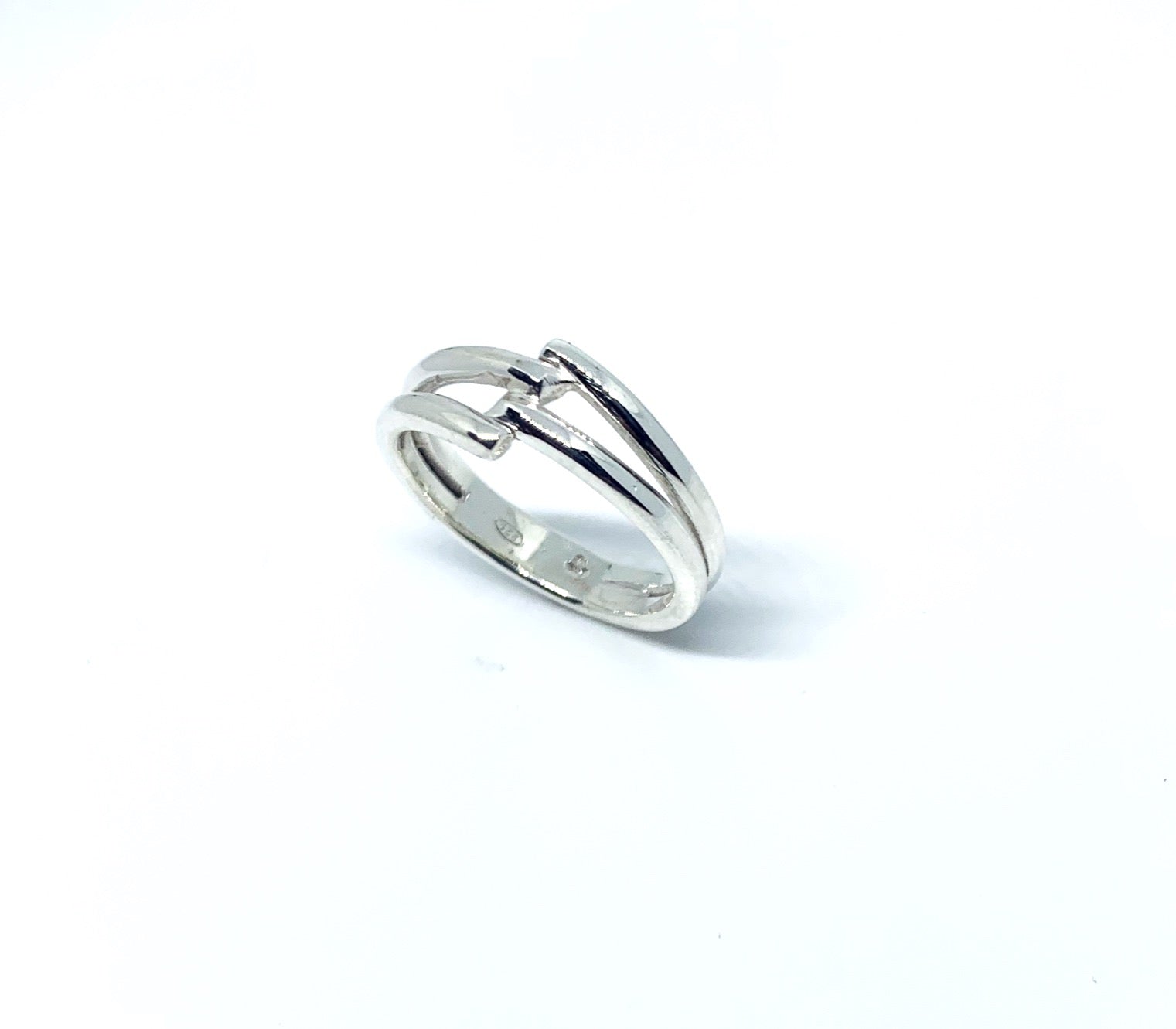 Interlocking Men's ring One of a kind