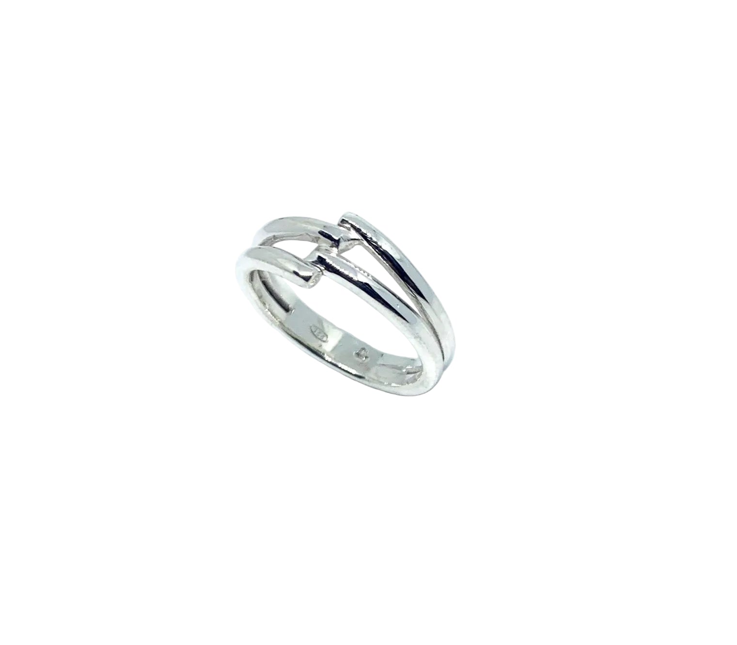 Interlocking Men's ring One of a kind