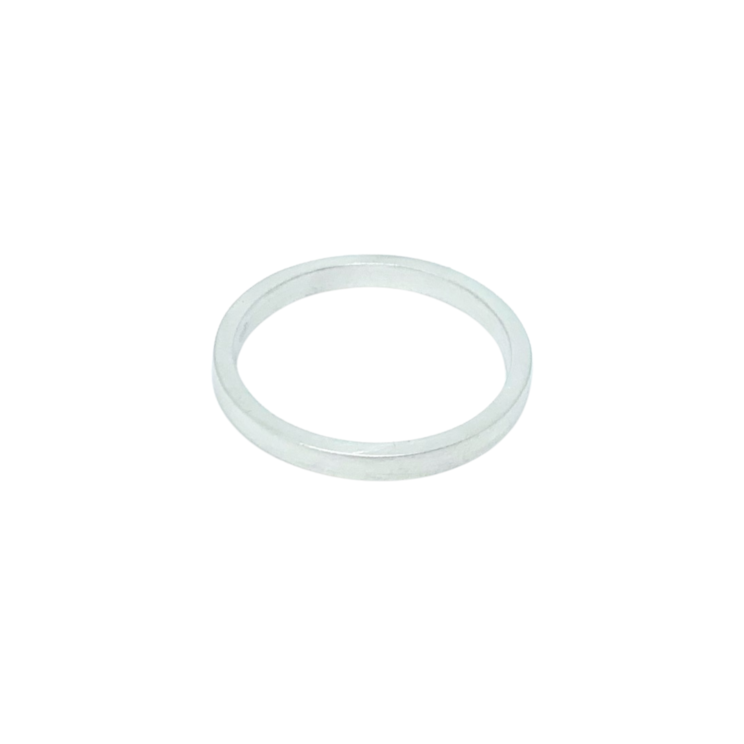 Square Matt Band Ring Minimalist in Sterling Silver - Tg-Jewellery By Tamara Gervasio